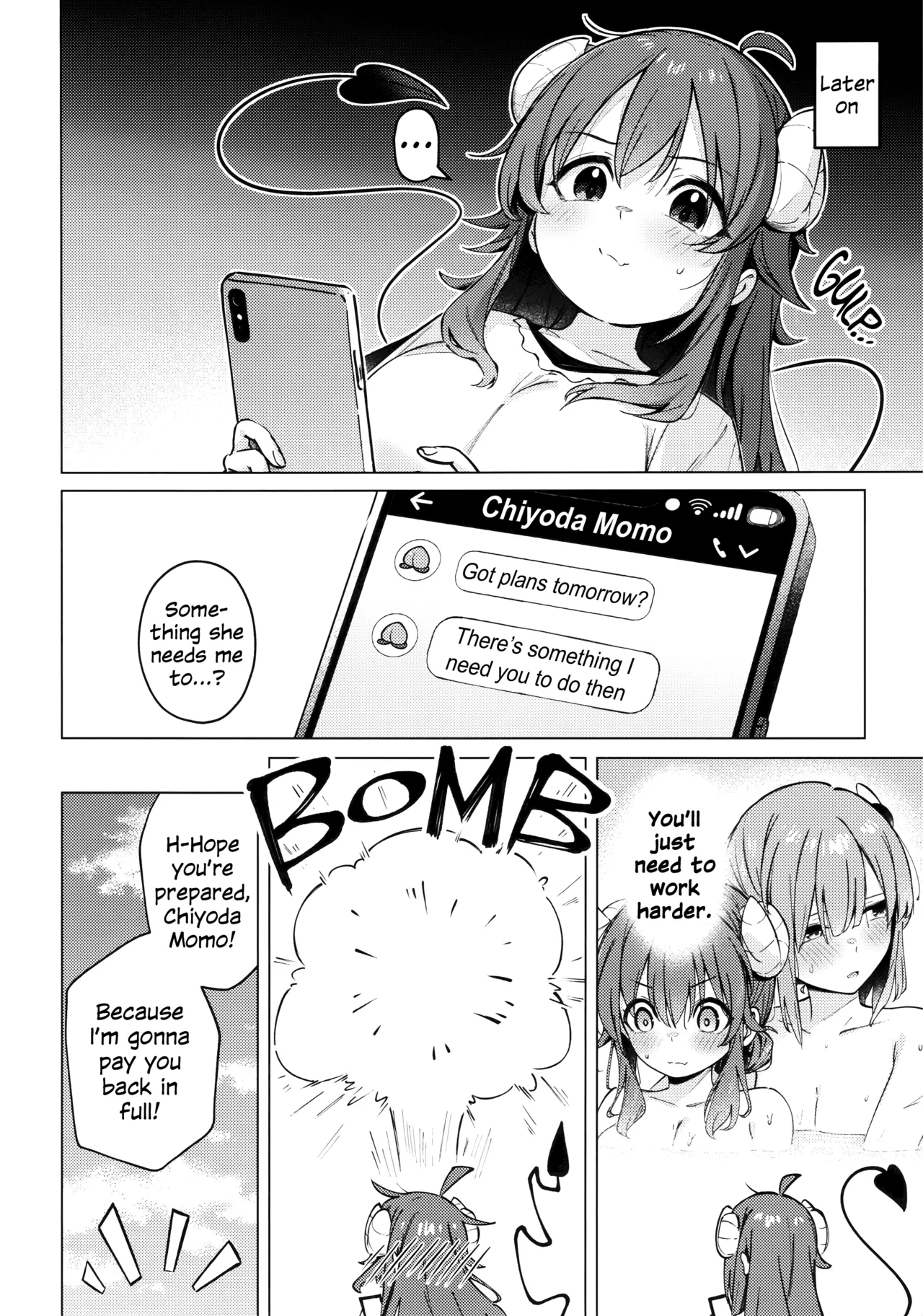 [Bochi Bochi no Ki (Borusiti)]Shadow Misunderstanding Yuko(Machikado Mazoku) [English] Page 43