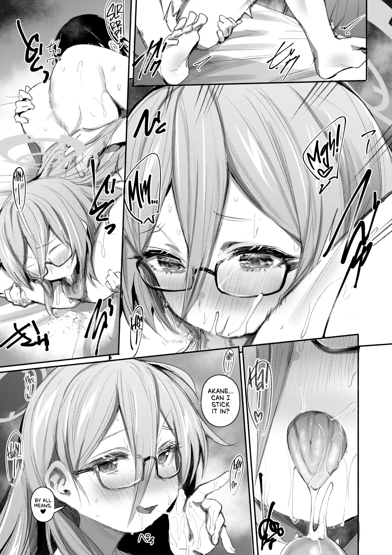 [Rev3 (Monchan rev3)]Extra Service Shuujitsu Mitchaku Noukou Houshi | Extra Service: Tender Loving Care, All Day Long(Blue Archive) [English] [head empty] [Digital] Page 14