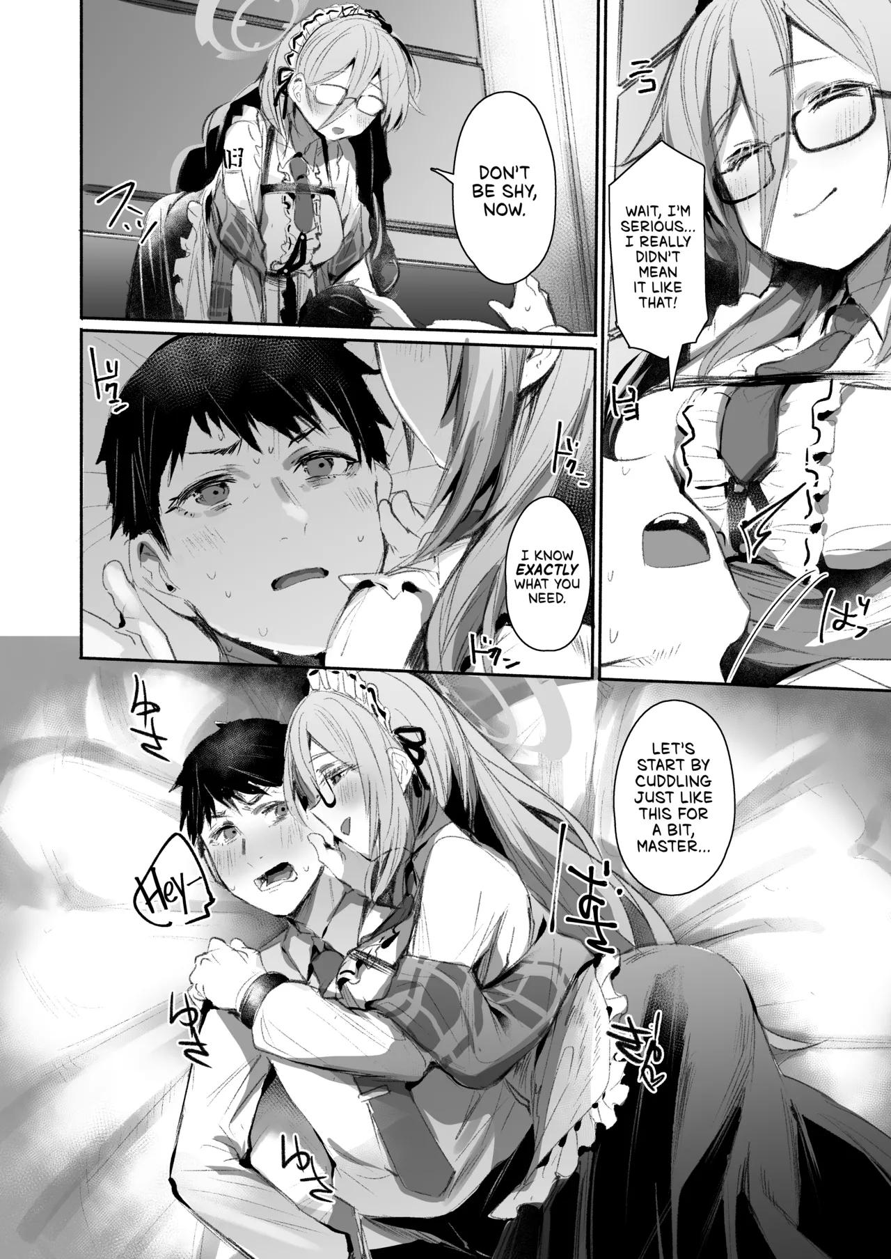 [Rev3 (Monchan rev3)]Extra Service Shuujitsu Mitchaku Noukou Houshi | Extra Service: Tender Loving Care, All Day Long(Blue Archive) [English] [head empty] [Digital] Page 5