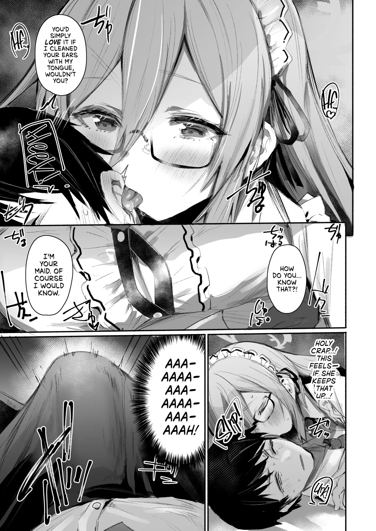 [Rev3 (Monchan rev3)]Extra Service Shuujitsu Mitchaku Noukou Houshi | Extra Service: Tender Loving Care, All Day Long(Blue Archive) [English] [head empty] [Digital] Page 6