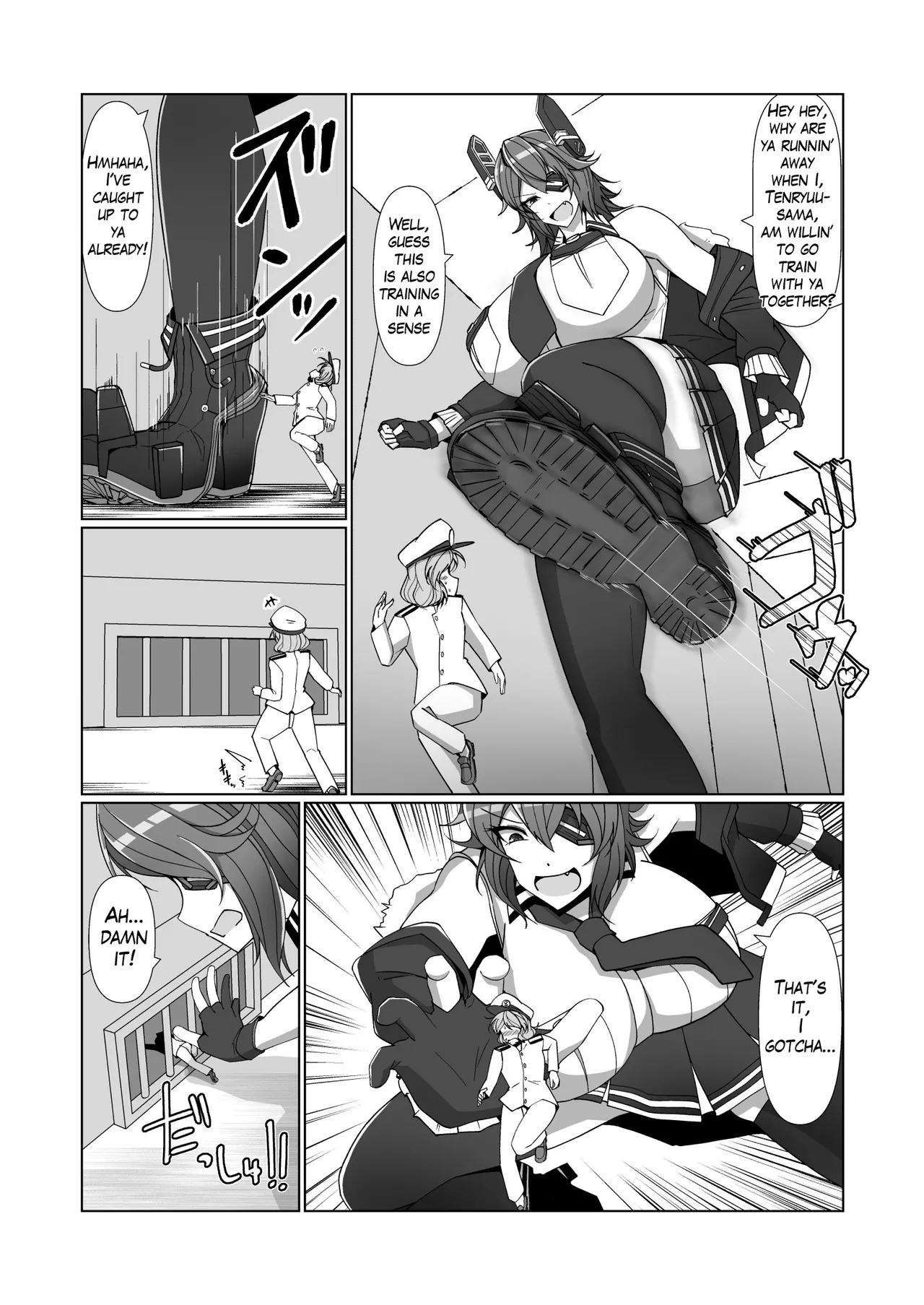 [Takaisen]Being Locked in a Grapple with Gigantic Shipgirls Doujin Collab Page 2