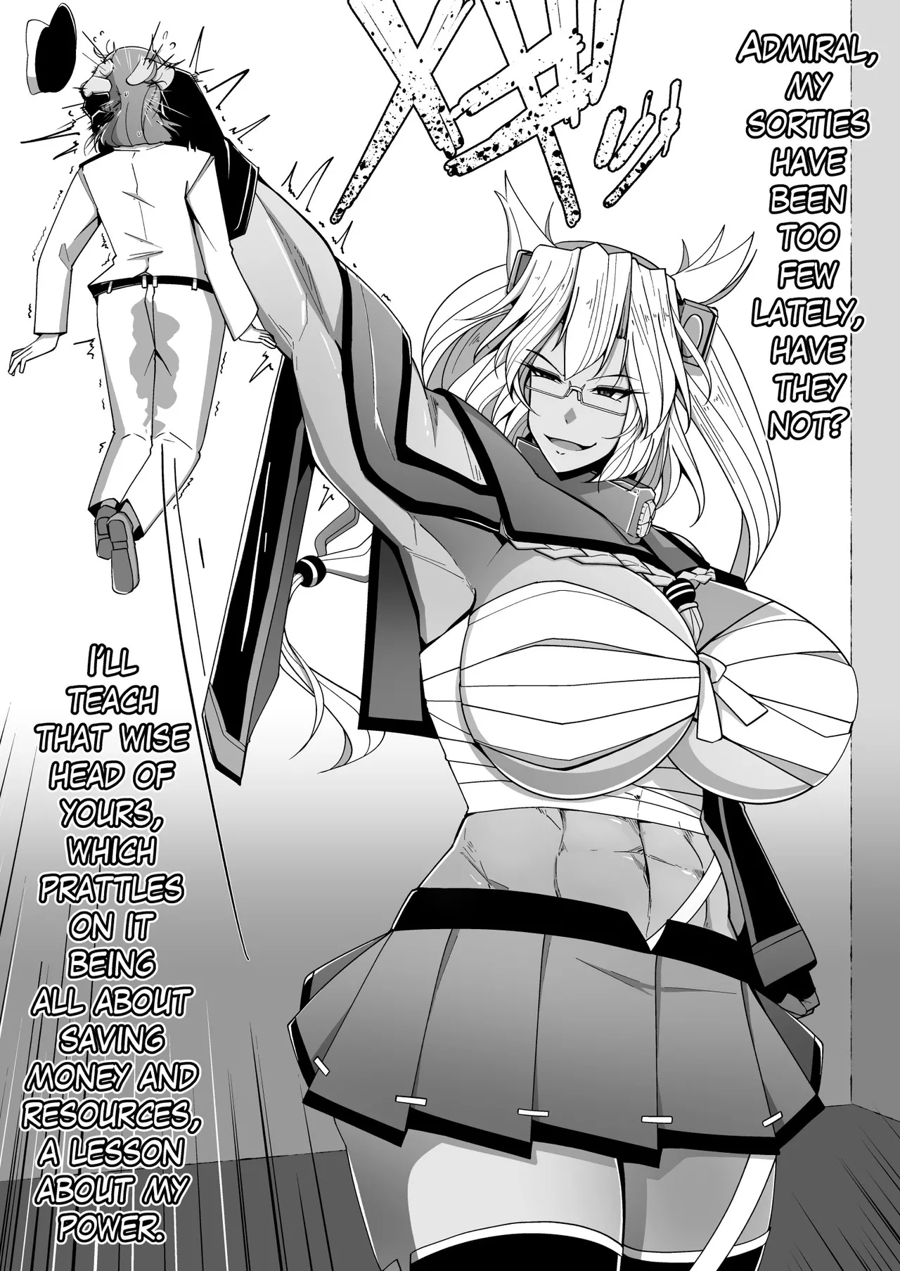 [Takaisen]Being Locked in a Grapple with Gigantic Shipgirls Doujin Collab Page 6