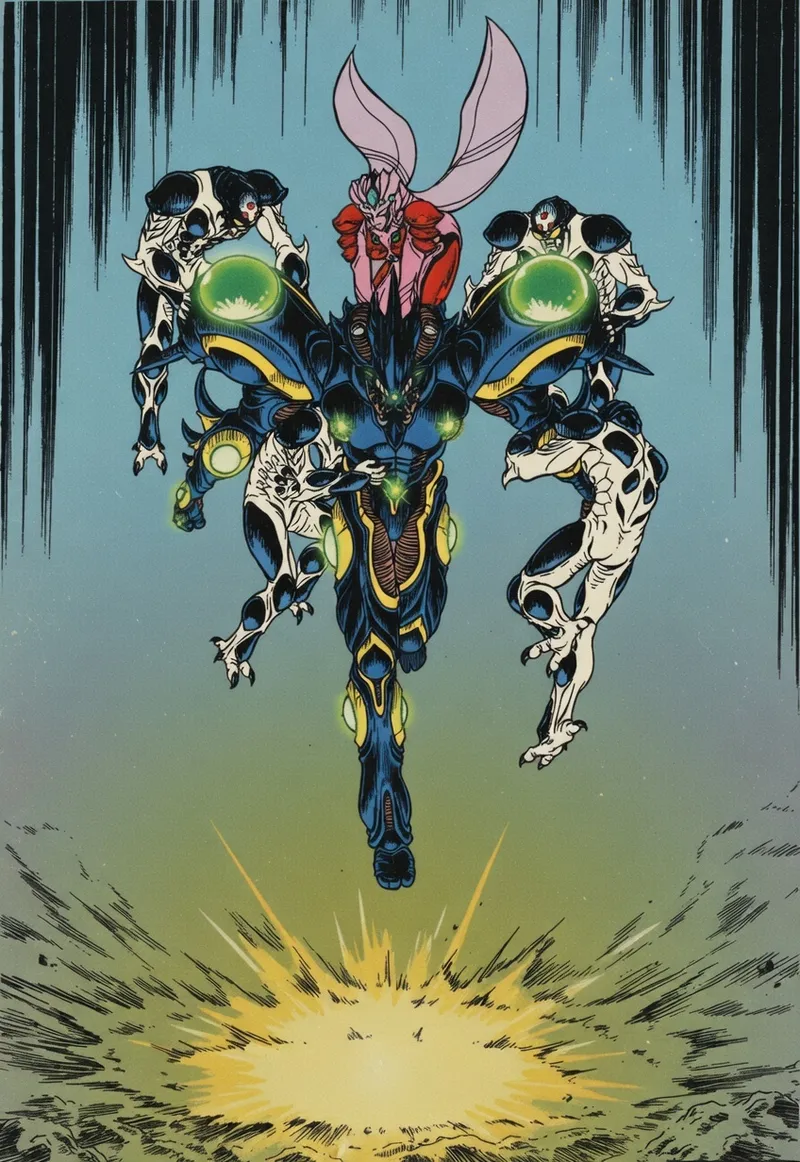Guyver manga colored  AI Page 17