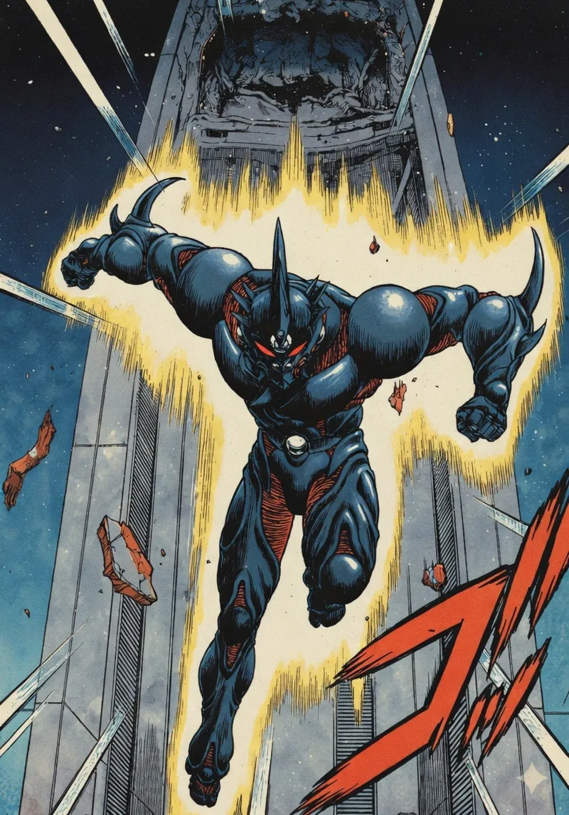 Guyver manga colored  AI Page 18