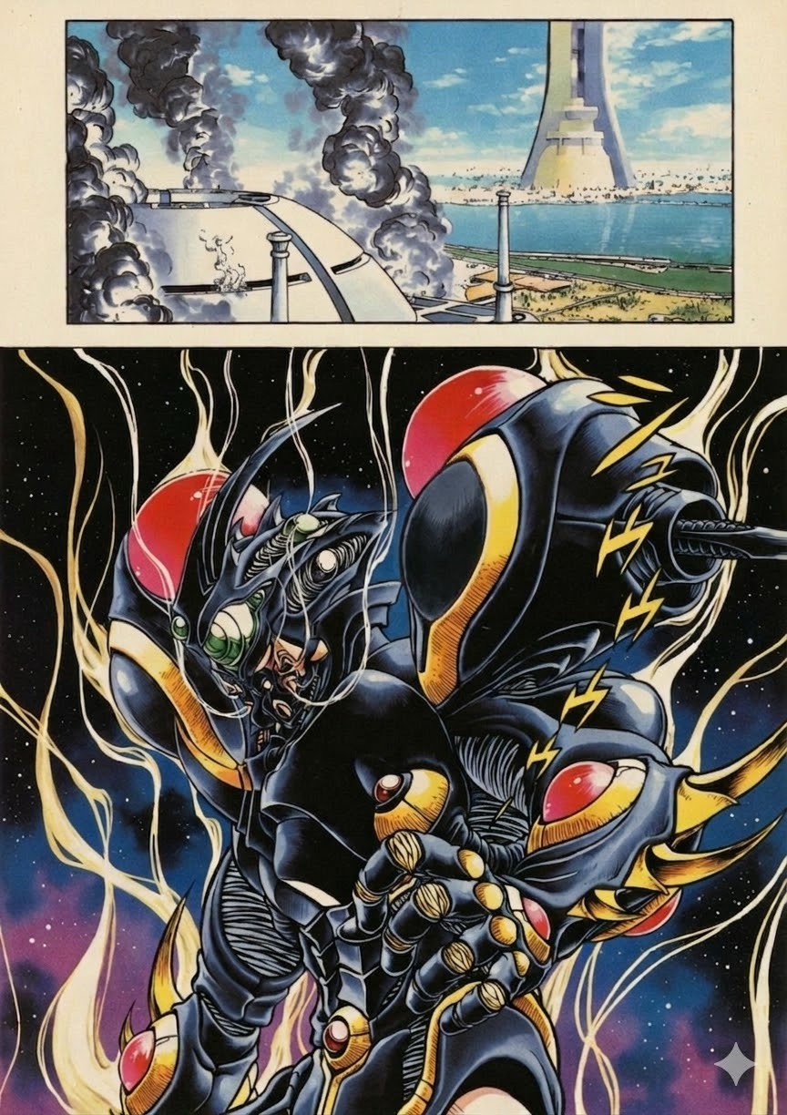 Guyver manga colored  AI Page 20