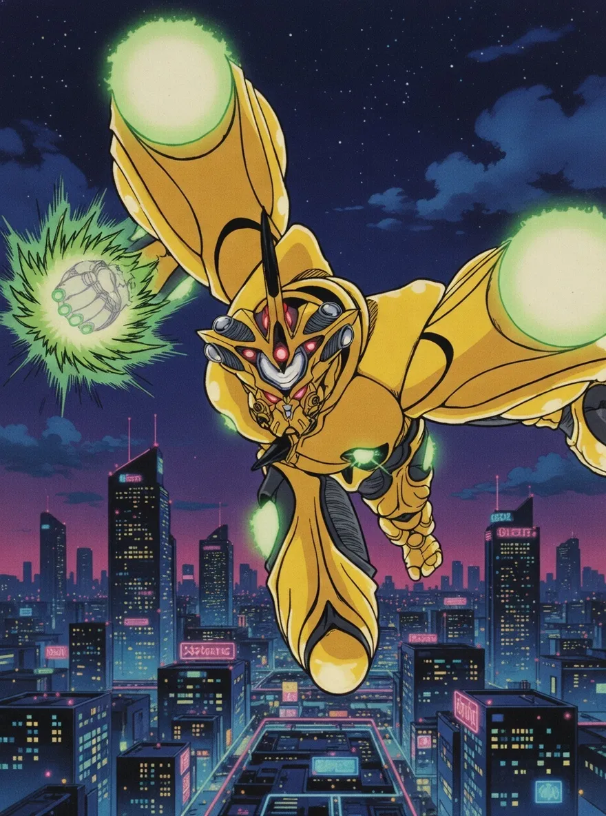 Guyver manga colored  AI Page 8