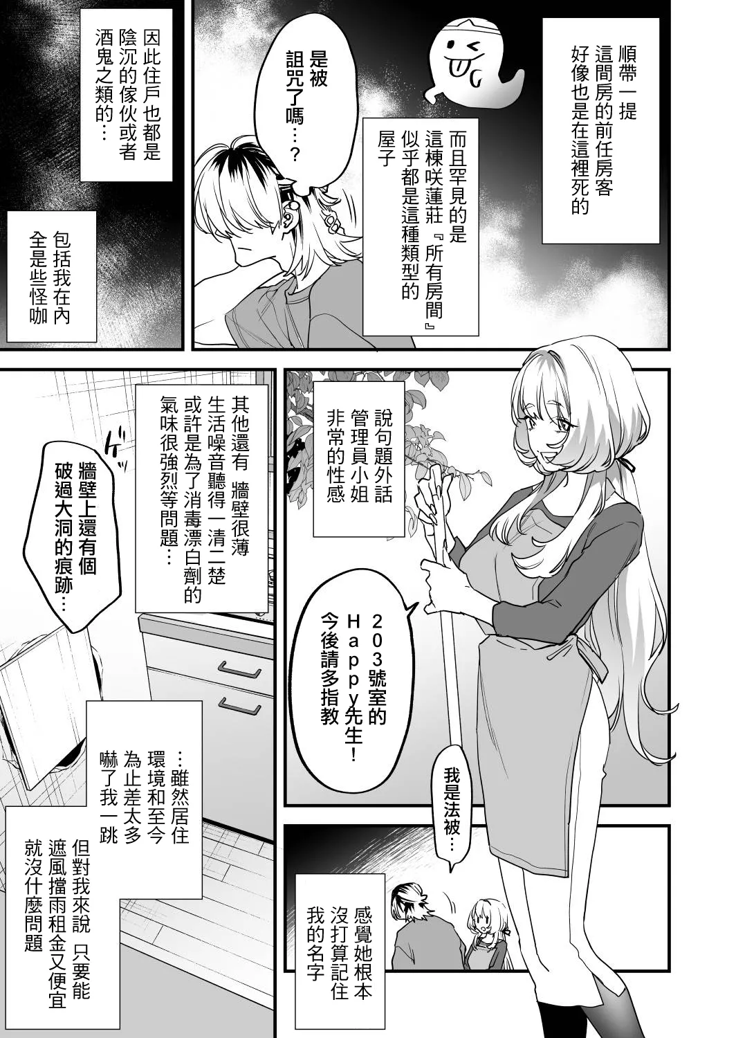 [Mushaburu (Musha Sabu)]1K 3-man Manko-tsuki Bukken - 203 Goushitsu | 1K/3万附帶小穴租房[Chinese] [Digital] Page 4