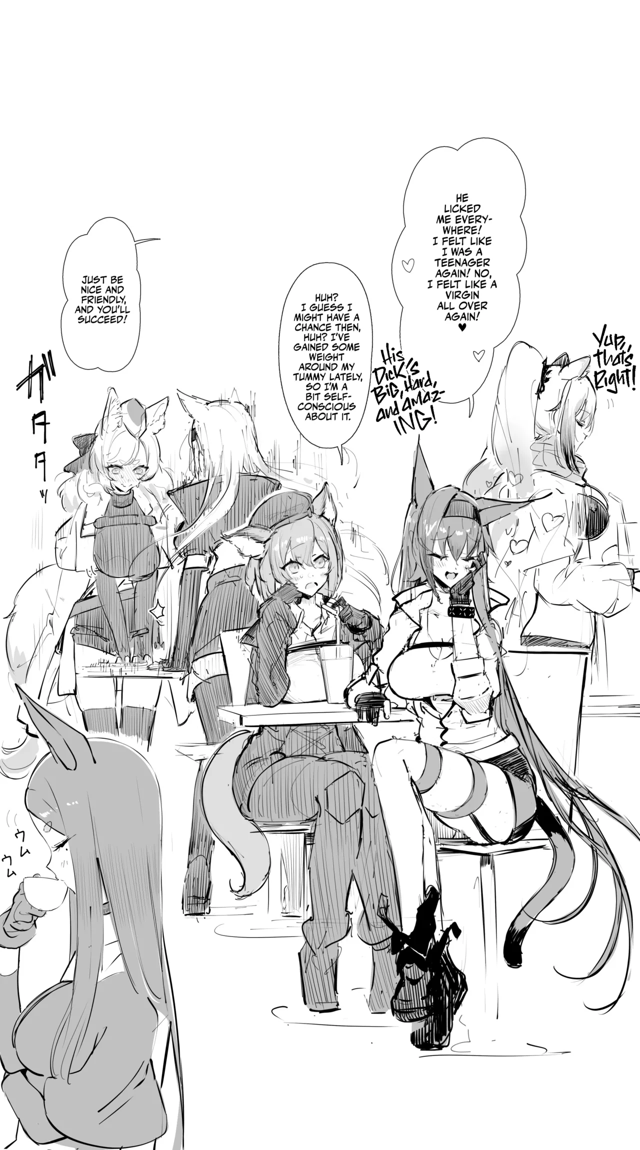 [Neko no Youchuu]Blaze to Sauna Mitai na Sex suru Hanashi(Arknights) [English] [Team Rabu2] Page 14