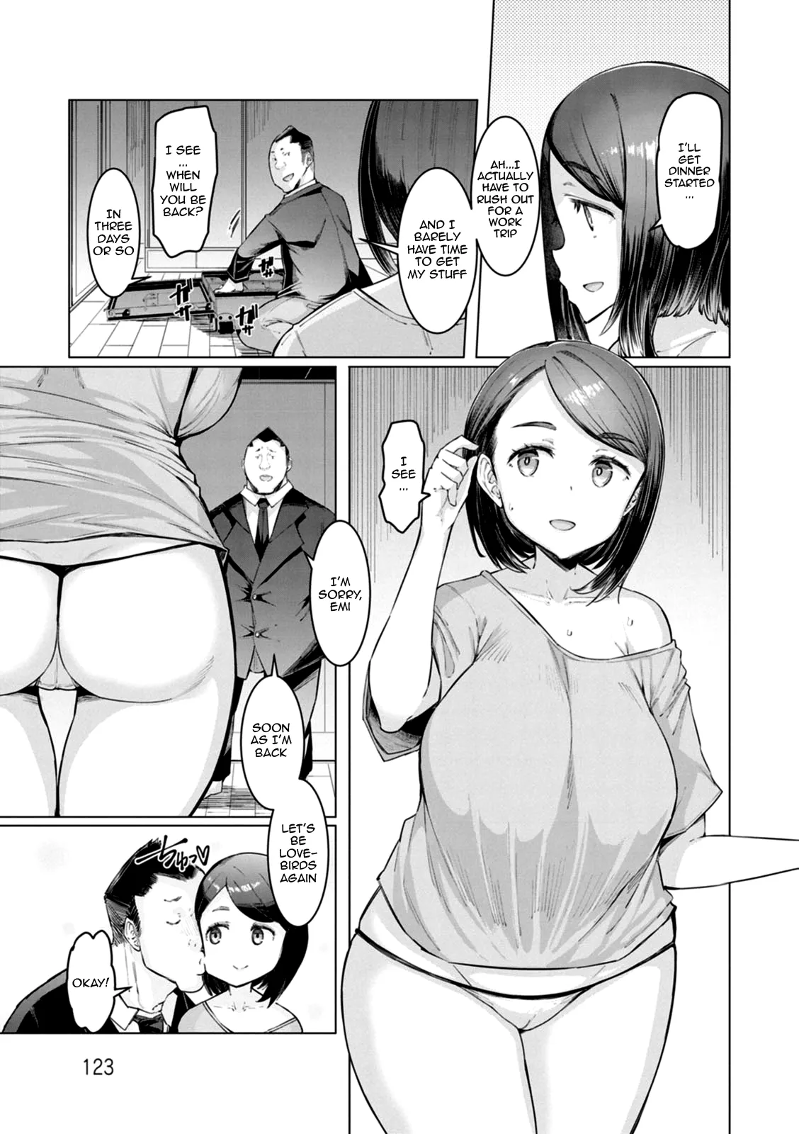 [EBA]Hitozuma Saimin Appli Ch. 1-9 | Housewife Hypnosis App Ch.1-9[English] {Doujins.com} [Digital] Page 122