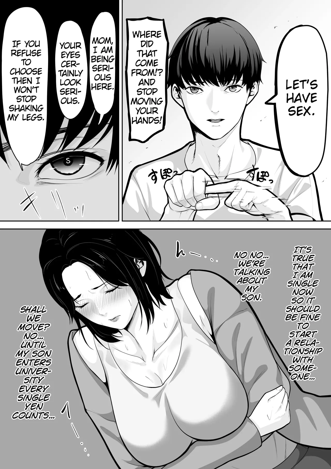 Hahaoya To Sekkusu Shite Haitoku-Kan Tsuyome No Shasei Shitai Sōshūhen(MTL) Page 57