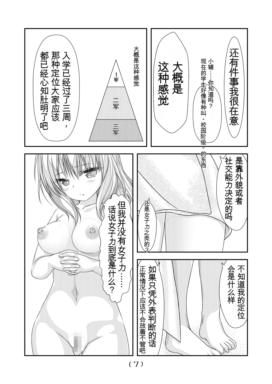 [NakayoShi KoyoShi (NakayoShi)]Nyotaika Cheat ga Souzou Ijou ni Bannou Sugita Sono 4 | 女体化外挂比想象中还要万能 其之四[Chinese] [AI翻译] Page 8