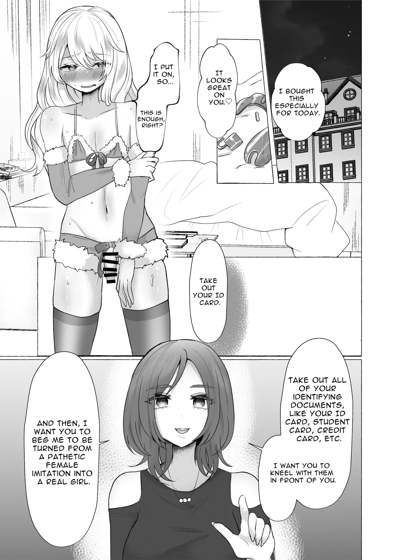 Yuuri 100% Feminization ~Crossdressing boy turned to Femswine~ Page 21
