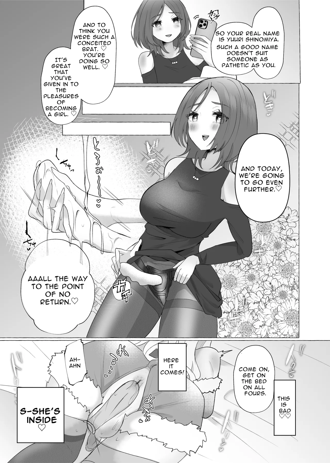 Yuuri 100% Feminization ~Crossdressing boy turned to Femswine~ Page 23
