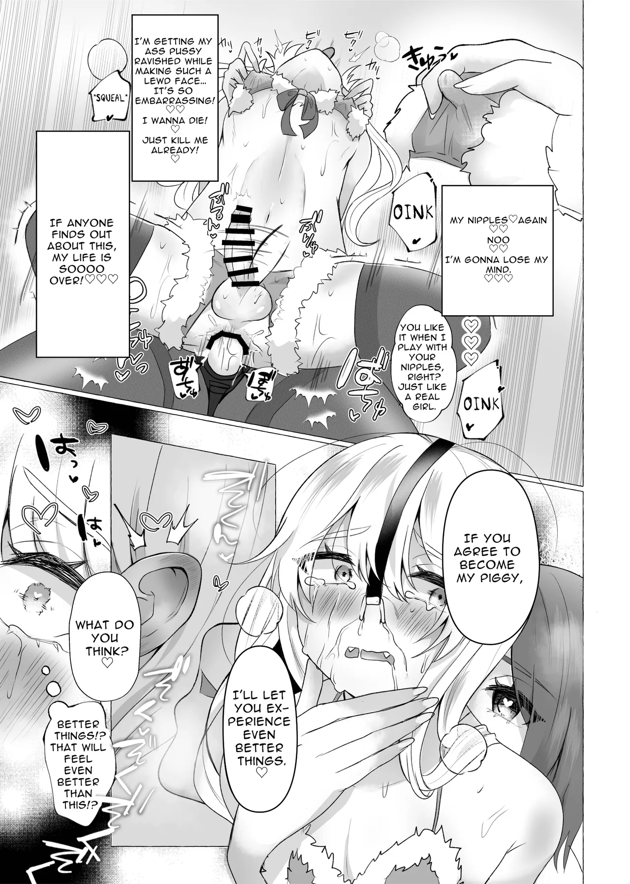 Yuuri 100% Feminization ~Crossdressing boy turned to Femswine~ Page 27