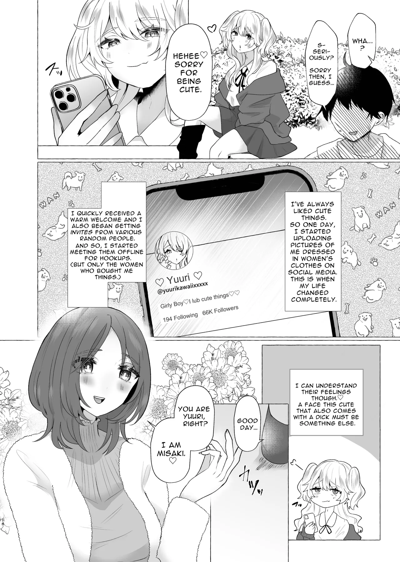 Yuuri 100% Feminization ~Crossdressing boy turned to Femswine~ Page 4