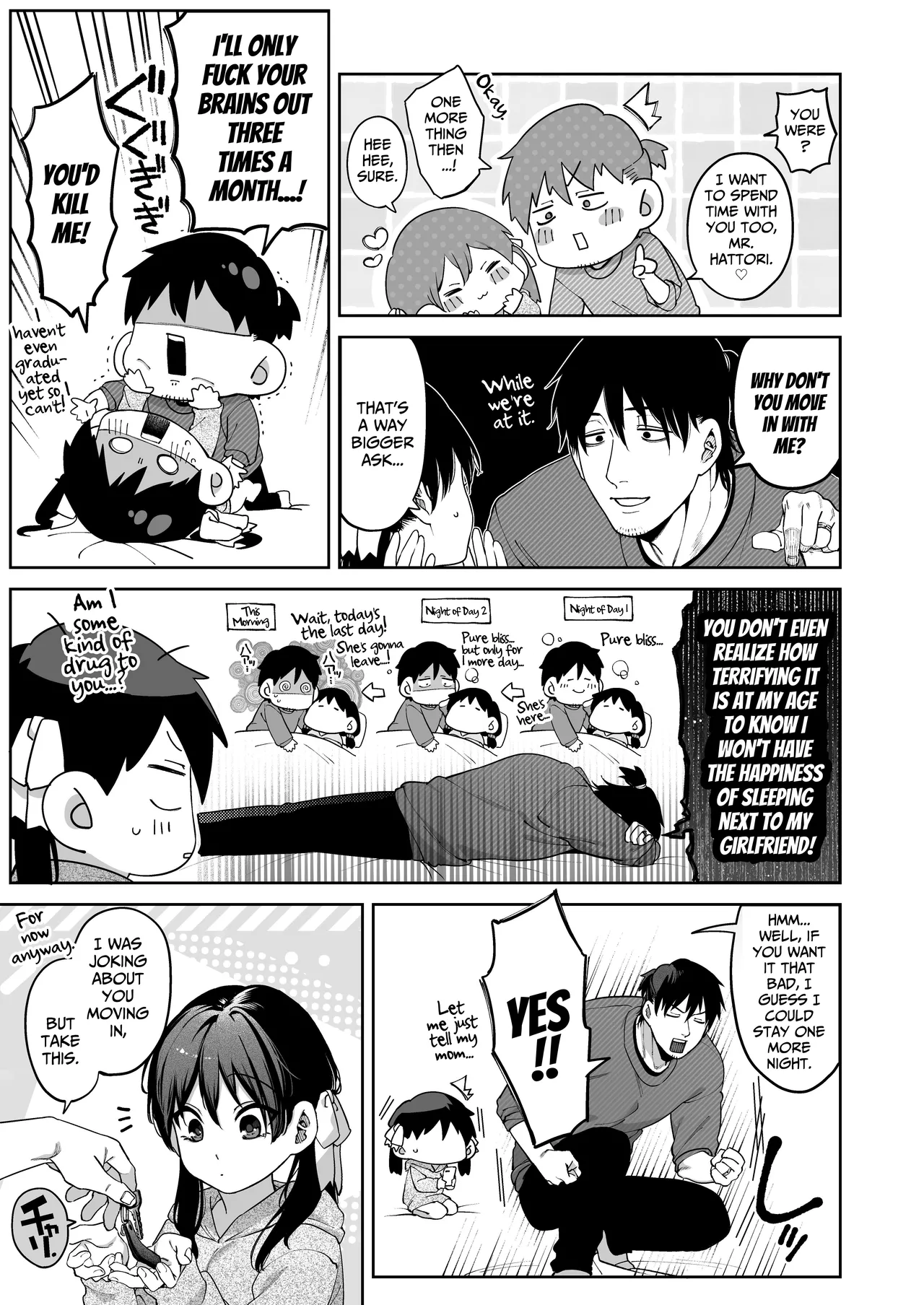 [Tamabon]Mr. Hattori Doesn't Need a Girlfriend Cont'd! ~We're finally alone, so can I fuck your brains out?~ Page 85