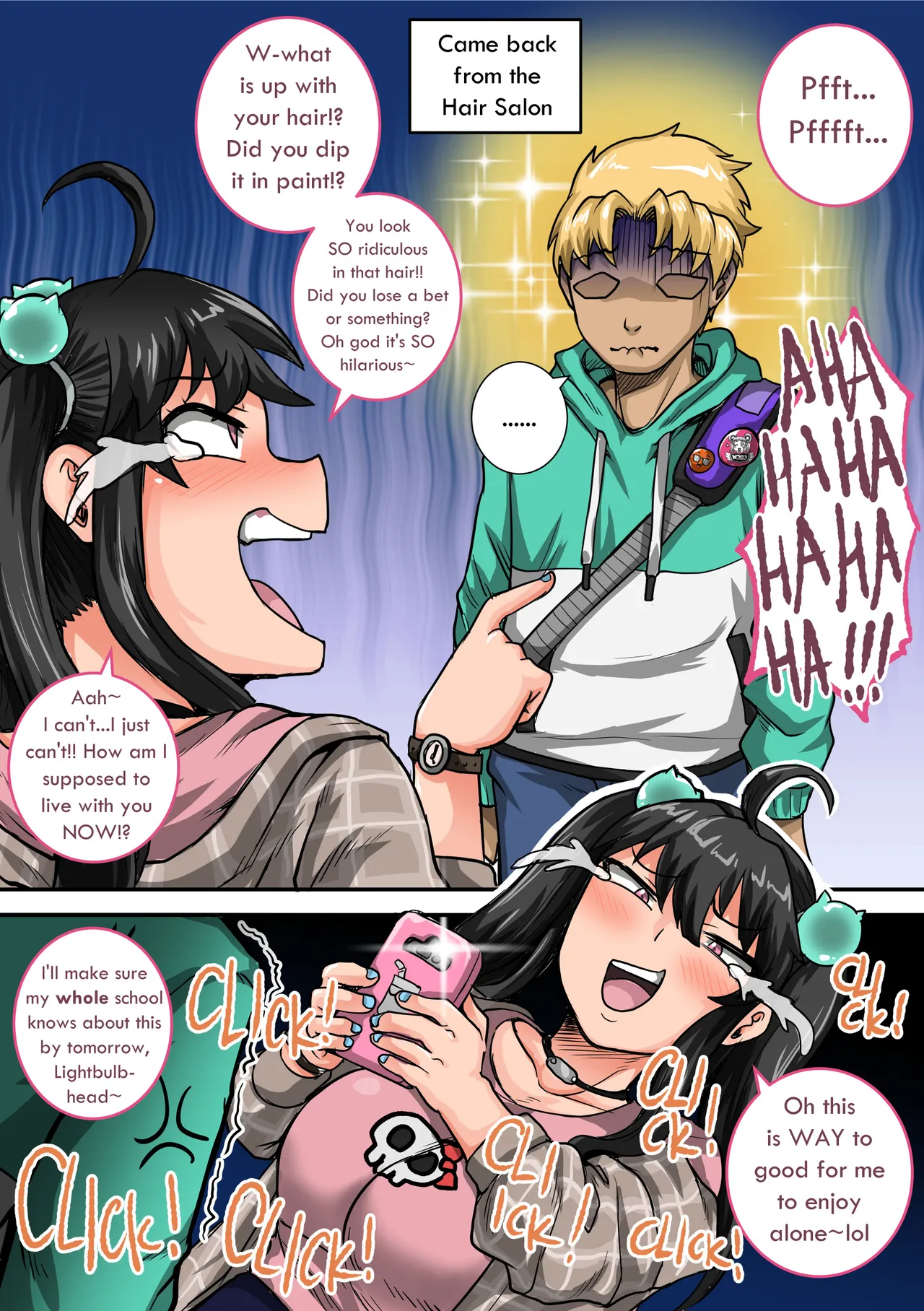 [Juna Juna Juice]Mukatsuku Imouto wa Chanto Shikaranakucha 1-36 Matome | Annoying Little Sister Needs to be Scolded 1-36[English] Page 23