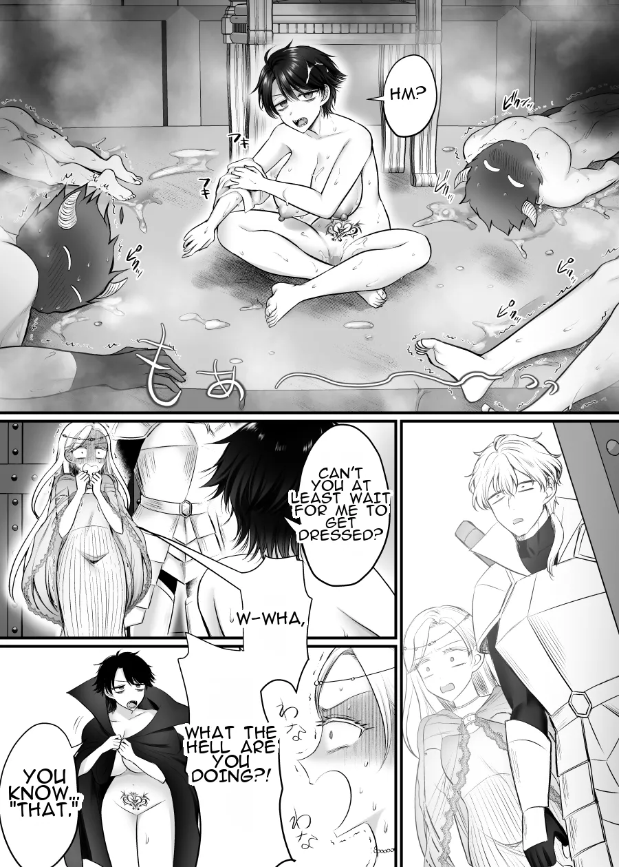 [Amuai Okashi Seisakusho (Moegi Oji-san)]Mesu ni Natta Maou-sama Suki Suki Daisuki! | The Demon King Who Possessed a Woman: I love you, I love you, I love you so much! Page 23