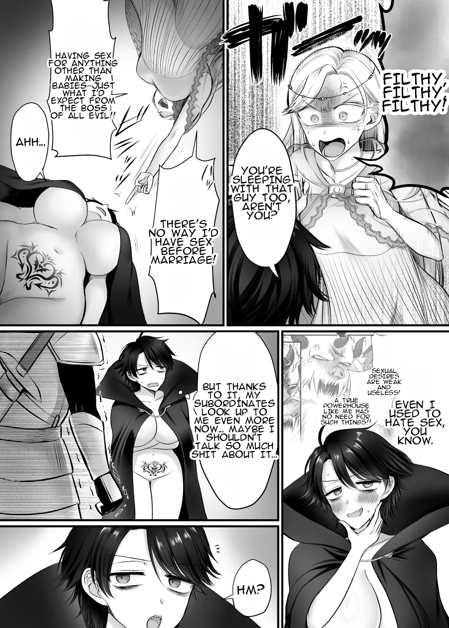 [Amuai Okashi Seisakusho (Moegi Oji-san)]Mesu ni Natta Maou-sama Suki Suki Daisuki! | The Demon King Who Possessed a Woman: I love you, I love you, I love you so much! Page 24