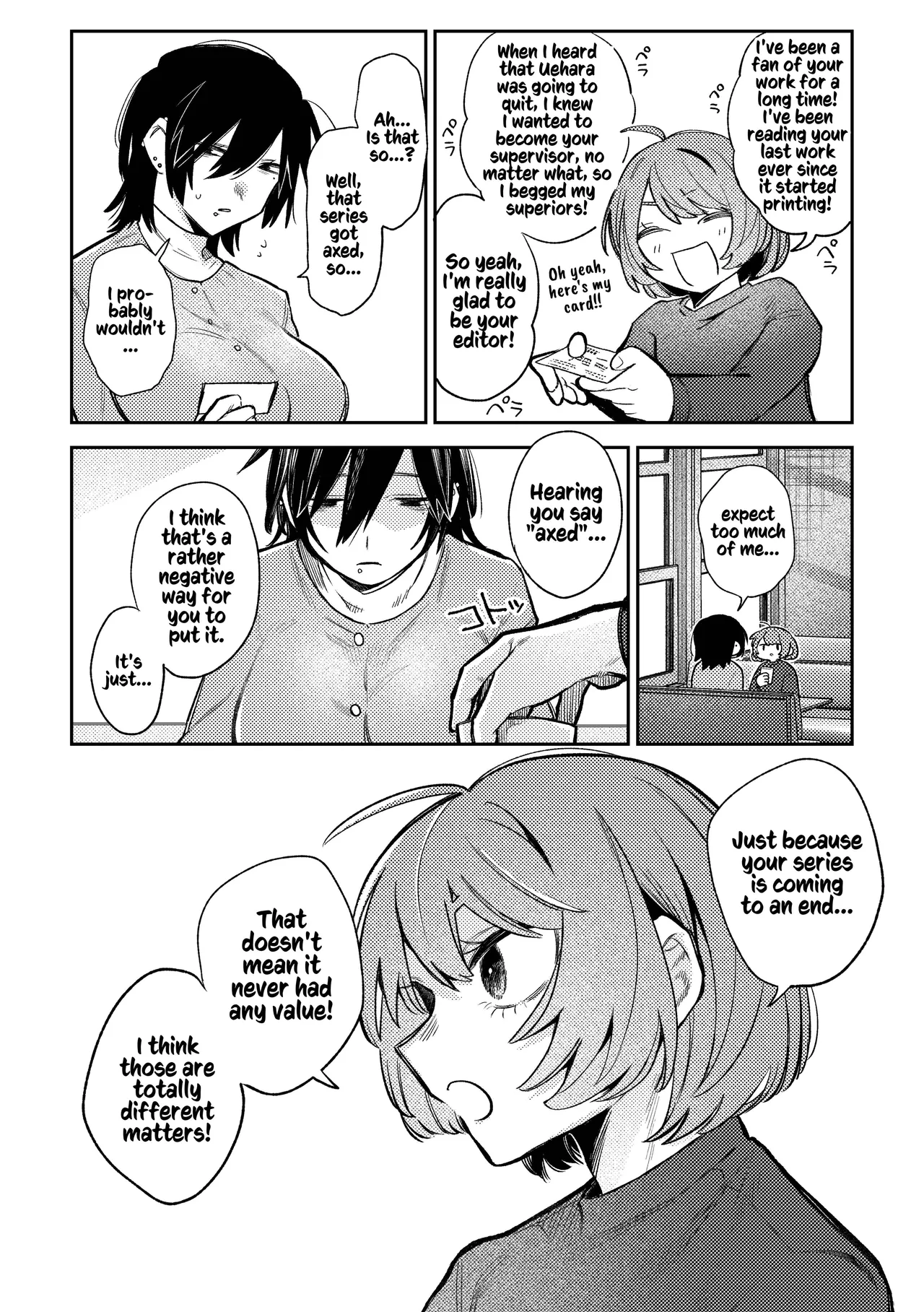 [Dozuke Taira Yuri Teikoku (Suzuo)]Urekko Mangaka-san to Shigodeki Henshuu-san | Popular Manga Artist and Work Adept Editor[English] [Kusanuu] [Digital] Page 14