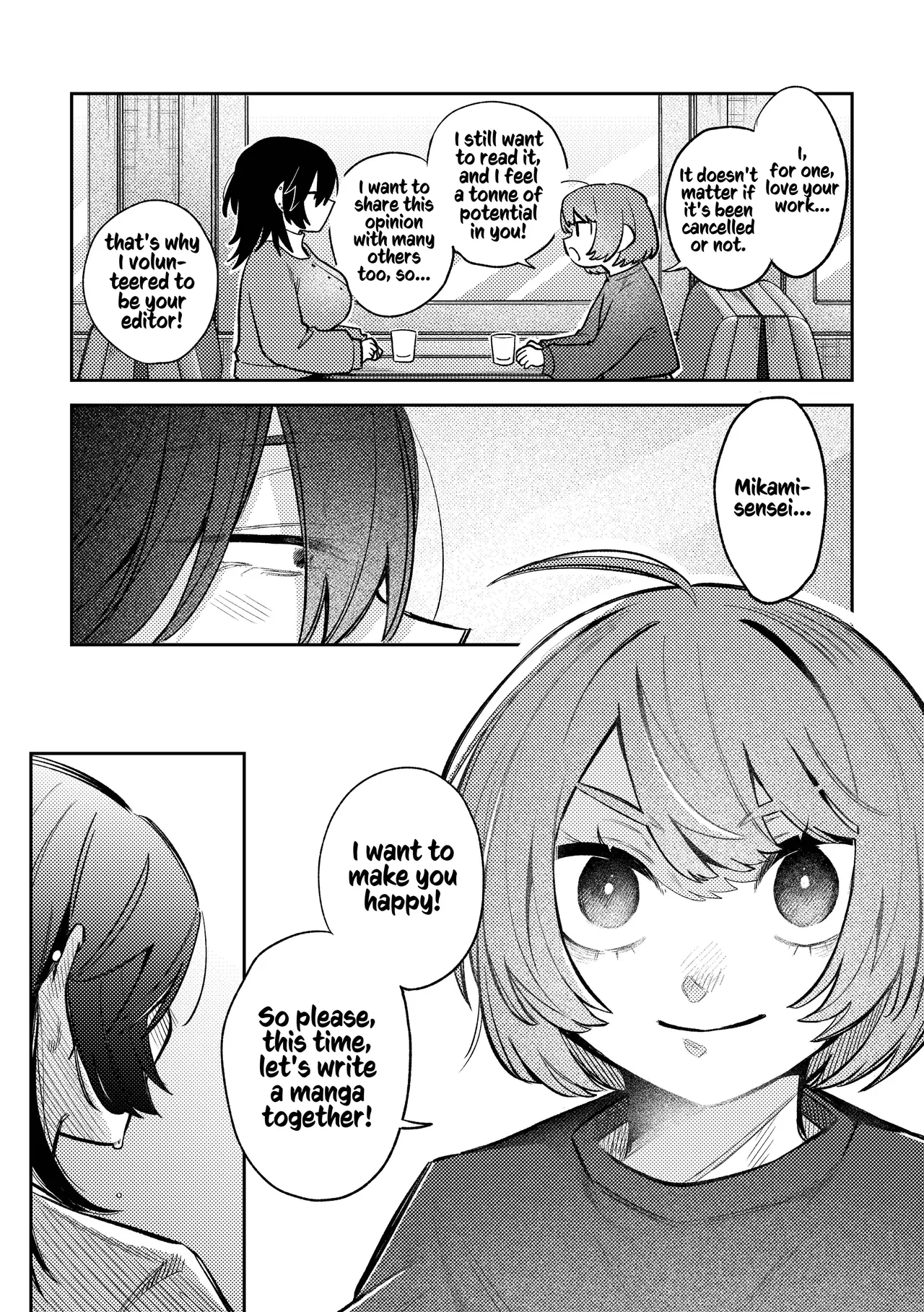 [Dozuke Taira Yuri Teikoku (Suzuo)]Urekko Mangaka-san to Shigodeki Henshuu-san | Popular Manga Artist and Work Adept Editor[English] [Kusanuu] [Digital] Page 15