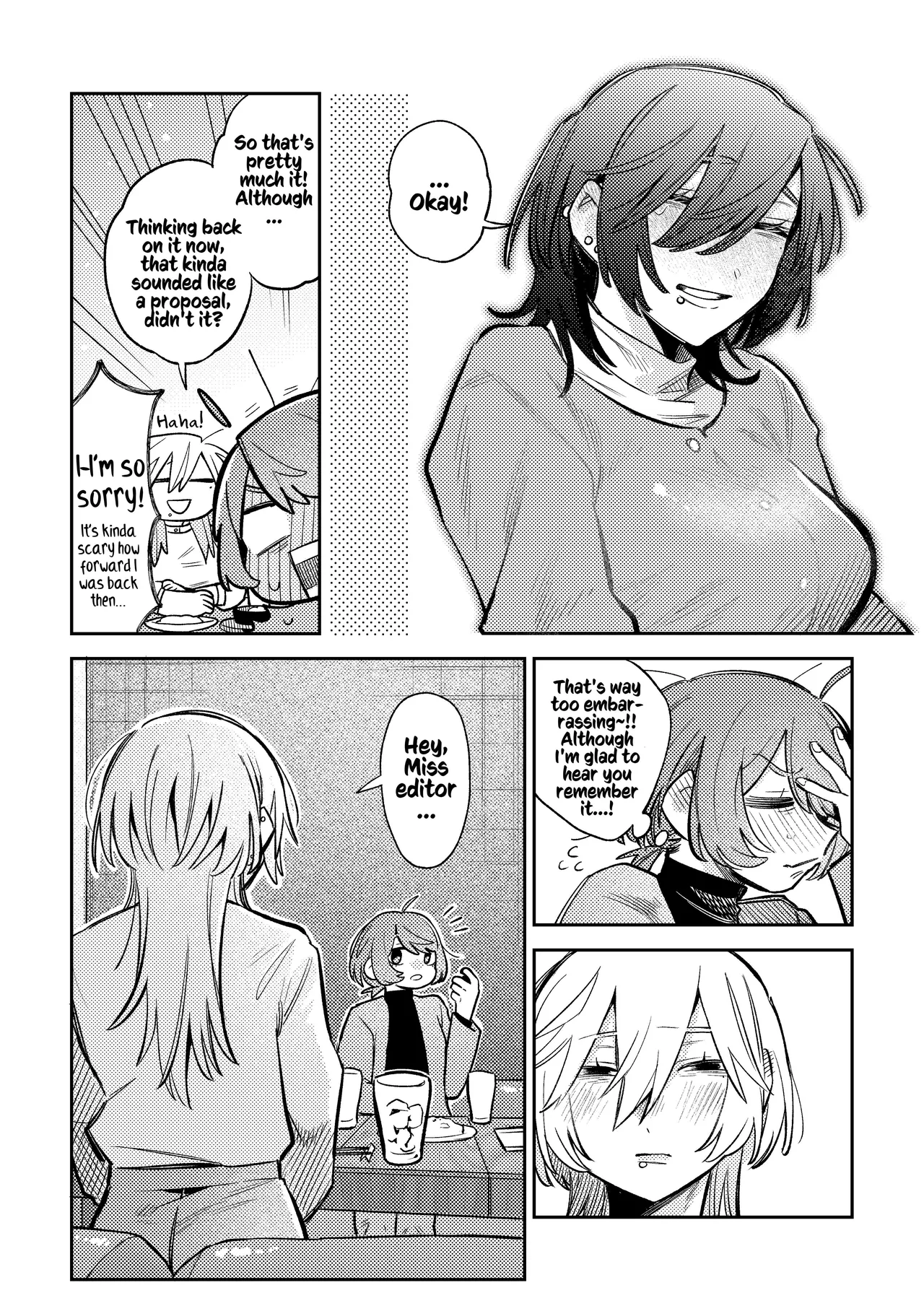 [Dozuke Taira Yuri Teikoku (Suzuo)]Urekko Mangaka-san to Shigodeki Henshuu-san | Popular Manga Artist and Work Adept Editor[English] [Kusanuu] [Digital] Page 16
