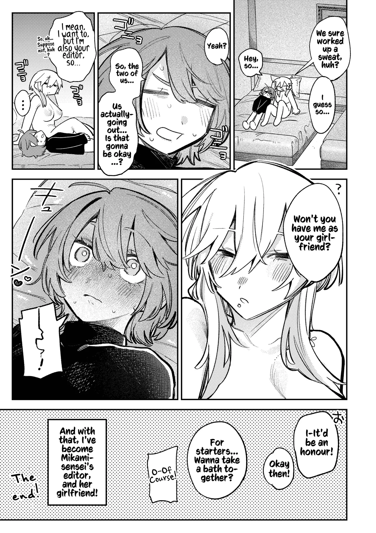 [Dozuke Taira Yuri Teikoku (Suzuo)]Urekko Mangaka-san to Shigodeki Henshuu-san | Popular Manga Artist and Work Adept Editor[English] [Kusanuu] [Digital] Page 33