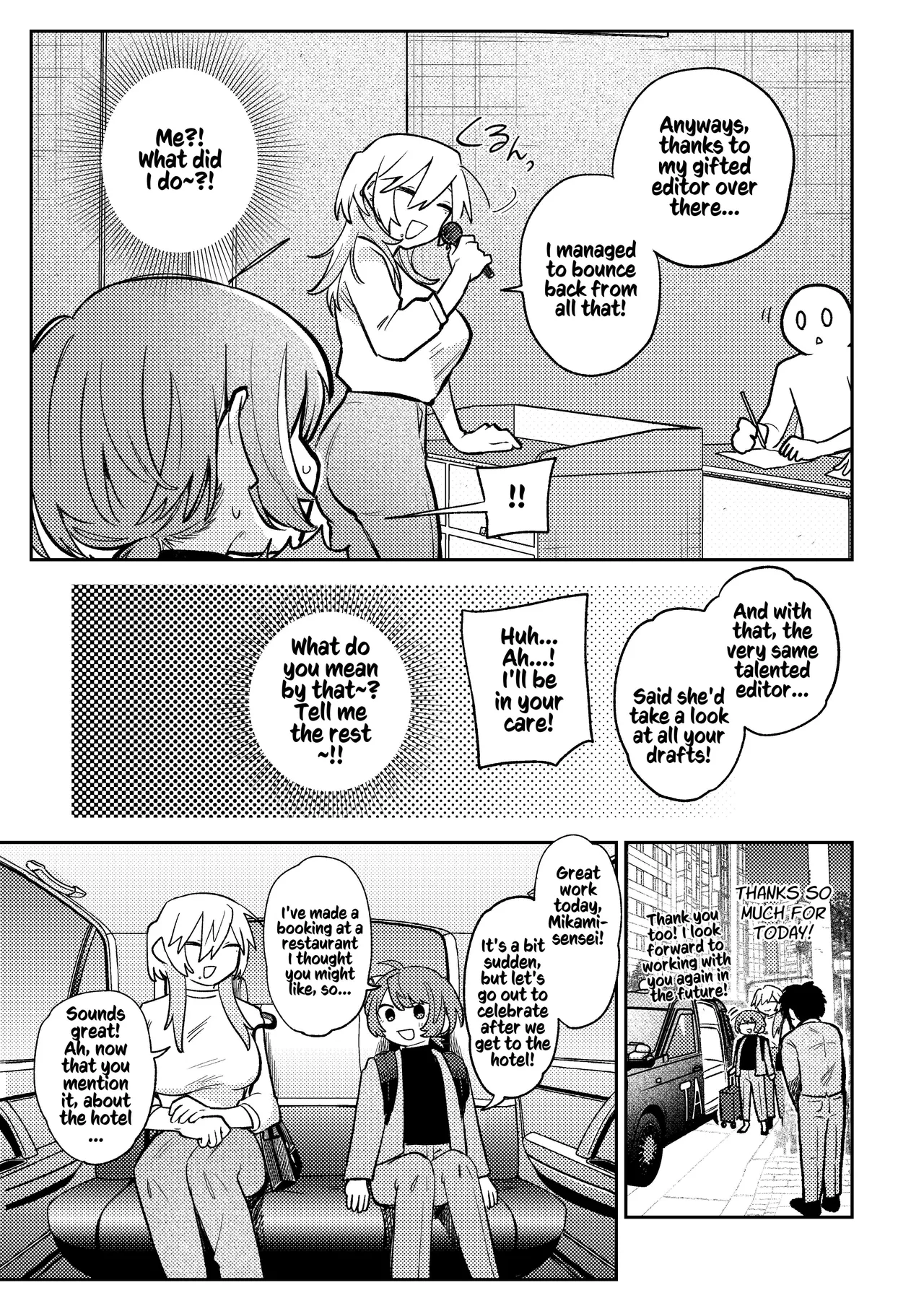 [Dozuke Taira Yuri Teikoku (Suzuo)]Urekko Mangaka-san to Shigodeki Henshuu-san | Popular Manga Artist and Work Adept Editor[English] [Kusanuu] [Digital] Page 9