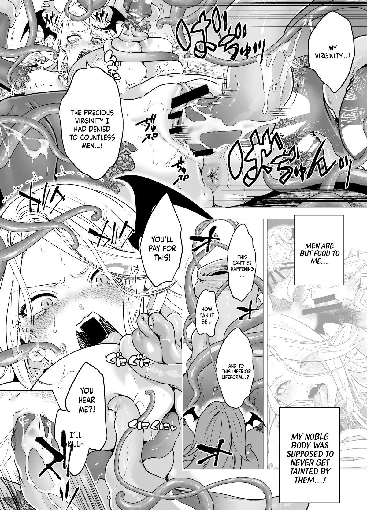 [Miyahara Ayumu]Shokushu Kan Haramase de Takabisha Succubus o Wakaraseru! | Haughty Succubus Gets Put In Her Place By Being Knocked Up With Tentacles![English] [Kinsei Translations] Page 13