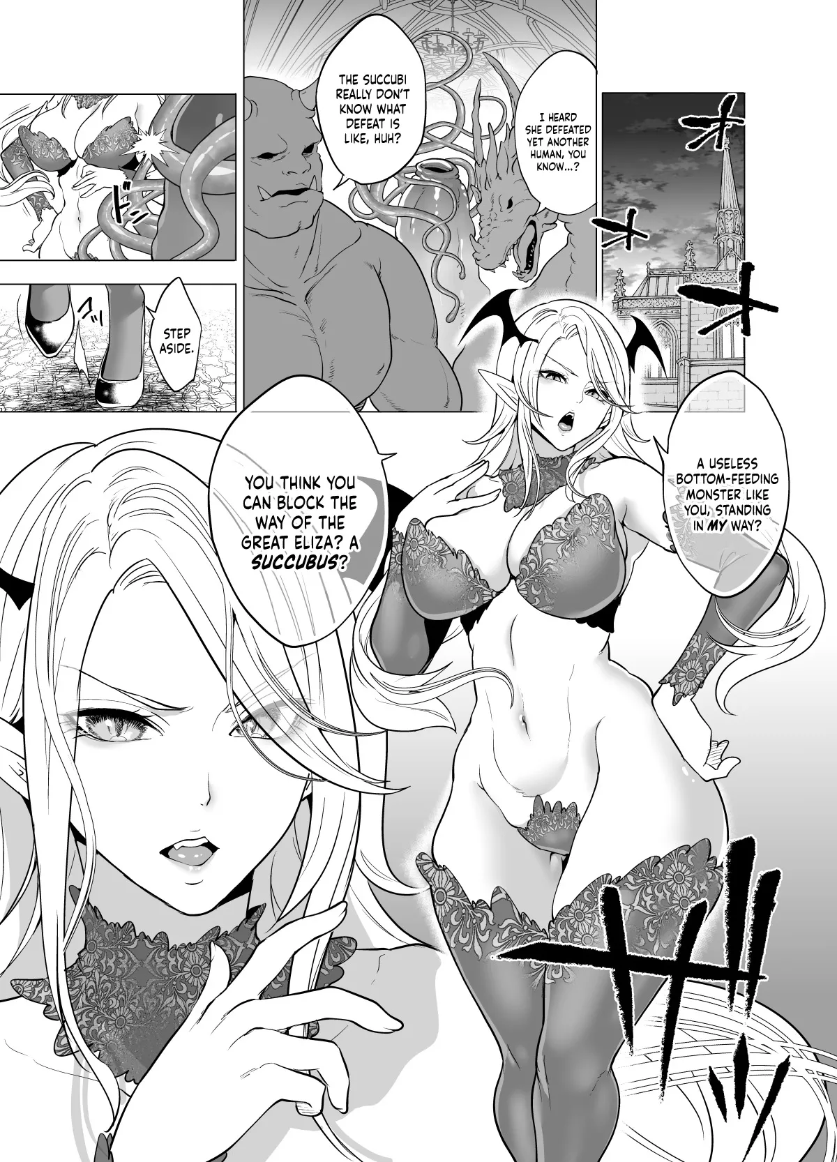[Miyahara Ayumu]Shokushu Kan Haramase de Takabisha Succubus o Wakaraseru! | Haughty Succubus Gets Put In Her Place By Being Knocked Up With Tentacles![English] [Kinsei Translations] Page 3
