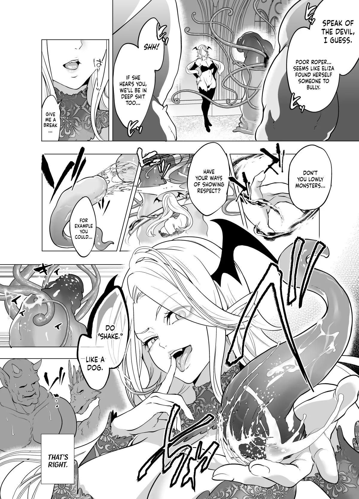 [Miyahara Ayumu]Shokushu Kan Haramase de Takabisha Succubus o Wakaraseru! | Haughty Succubus Gets Put In Her Place By Being Knocked Up With Tentacles![English] [Kinsei Translations] Page 4
