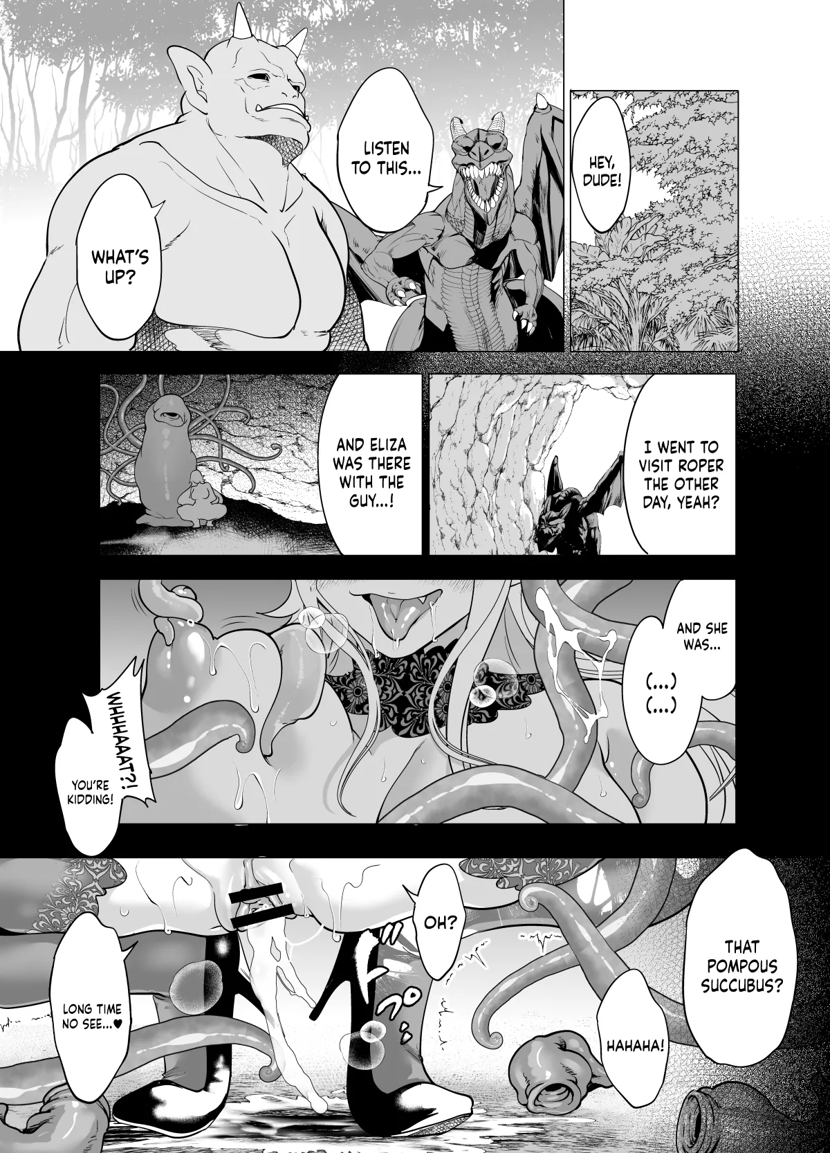 [Miyahara Ayumu]Shokushu Kan Haramase de Takabisha Succubus o Wakaraseru! | Haughty Succubus Gets Put In Her Place By Being Knocked Up With Tentacles![English] [Kinsei Translations] Page 51