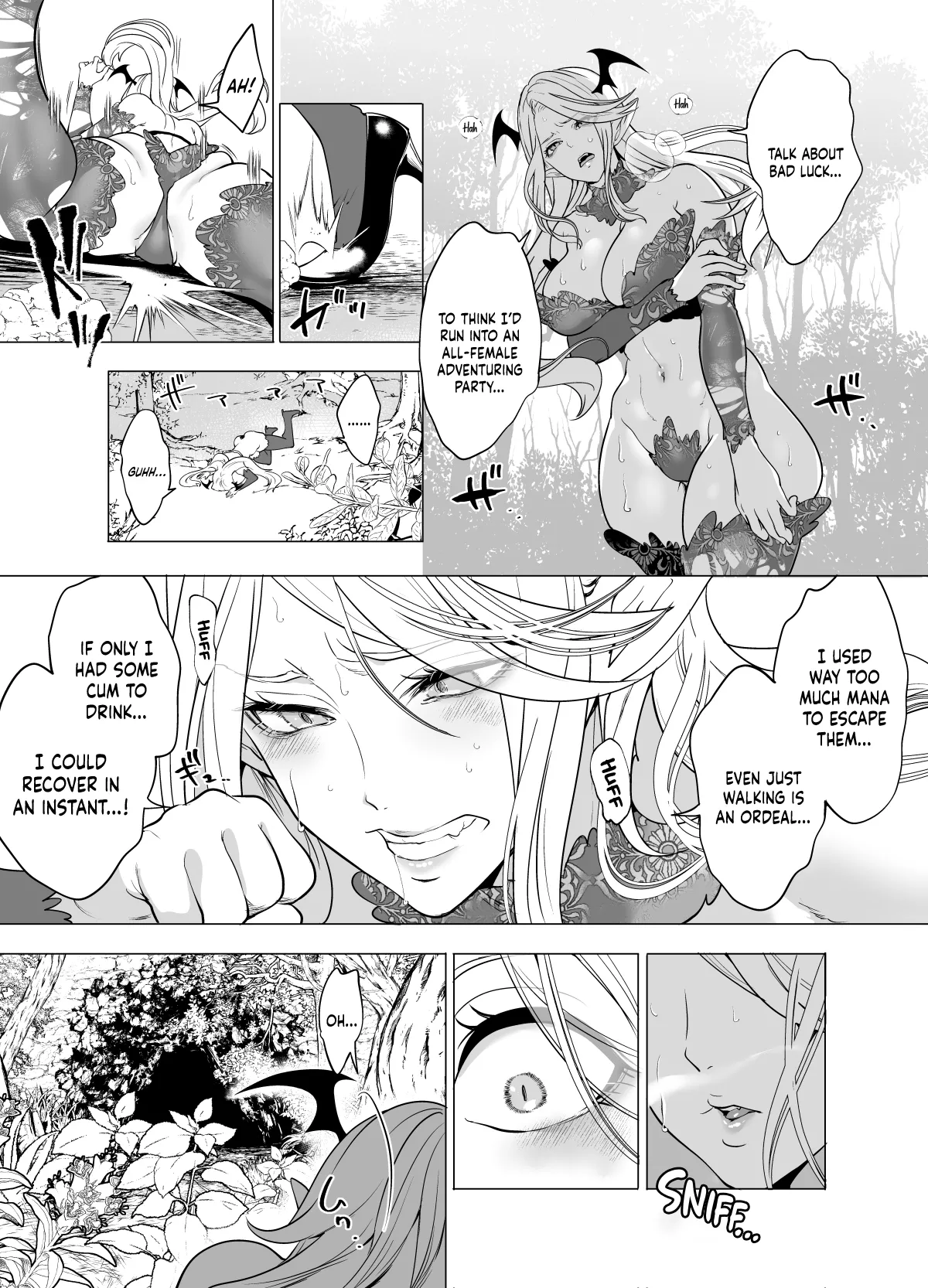 [Miyahara Ayumu]Shokushu Kan Haramase de Takabisha Succubus o Wakaraseru! | Haughty Succubus Gets Put In Her Place By Being Knocked Up With Tentacles![English] [Kinsei Translations] Page 6