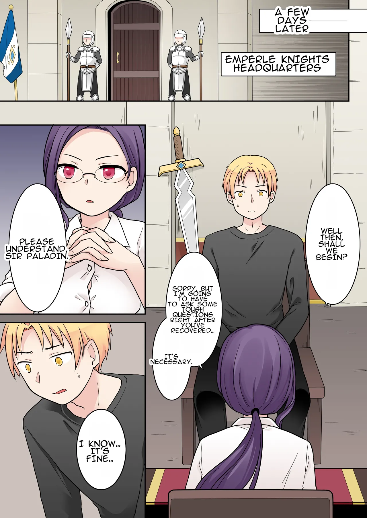 [Zakuro Saihouten (Kuratsuka Riko)]Elite Kishi no Daraku TS ~Otoko ni Modoretanoni Futatabi TS Succubus Ochi shichau Kishi-sama~ | The Fallen Elite Knight: TS ~The Knight Who Returned to Being a Man, Only to Fall Again as a TS Succubus~[English] Page 3