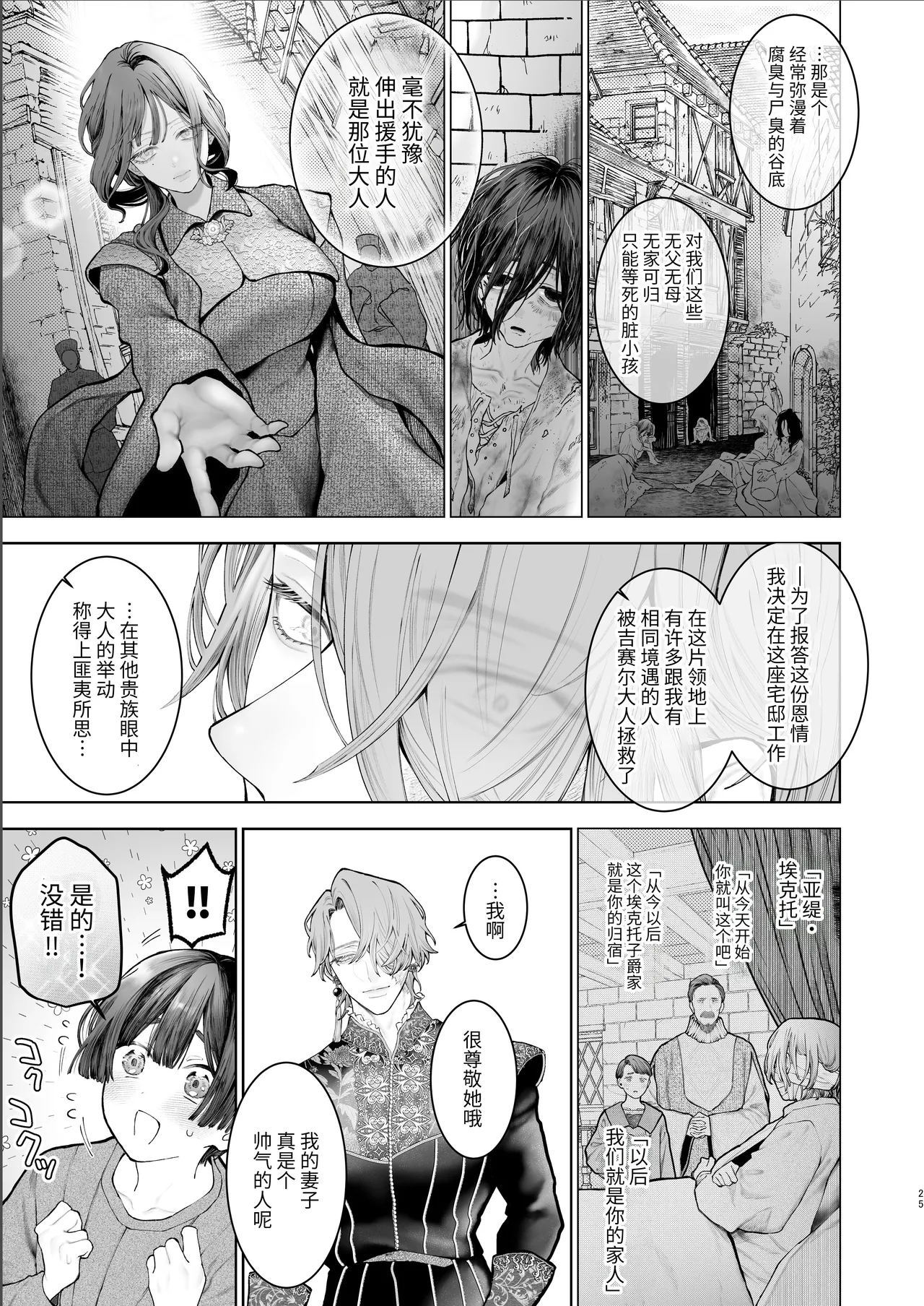 [Kyouniku Kyoushoku (Jagi Iwa)]Houtou Kizoku wa Moto Outaishihi to no Haramasekon de Isogashii - The Rake and The Once Crowned Princess[Chinese] [惑星]  [无修正] [Digital] Page 24