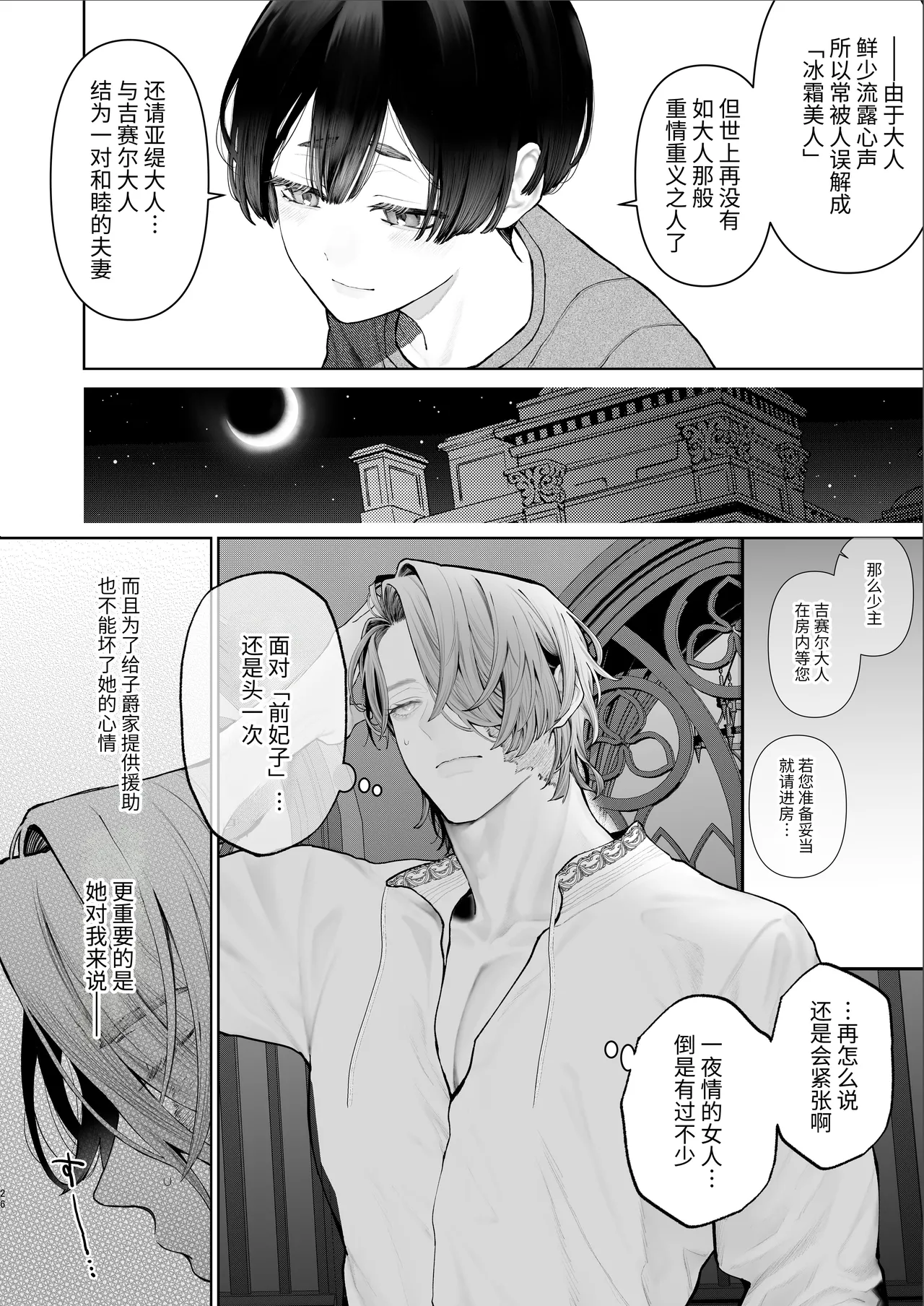 [Kyouniku Kyoushoku (Jagi Iwa)]Houtou Kizoku wa Moto Outaishihi to no Haramasekon de Isogashii - The Rake and The Once Crowned Princess[Chinese] [惑星]  [无修正] [Digital] Page 25