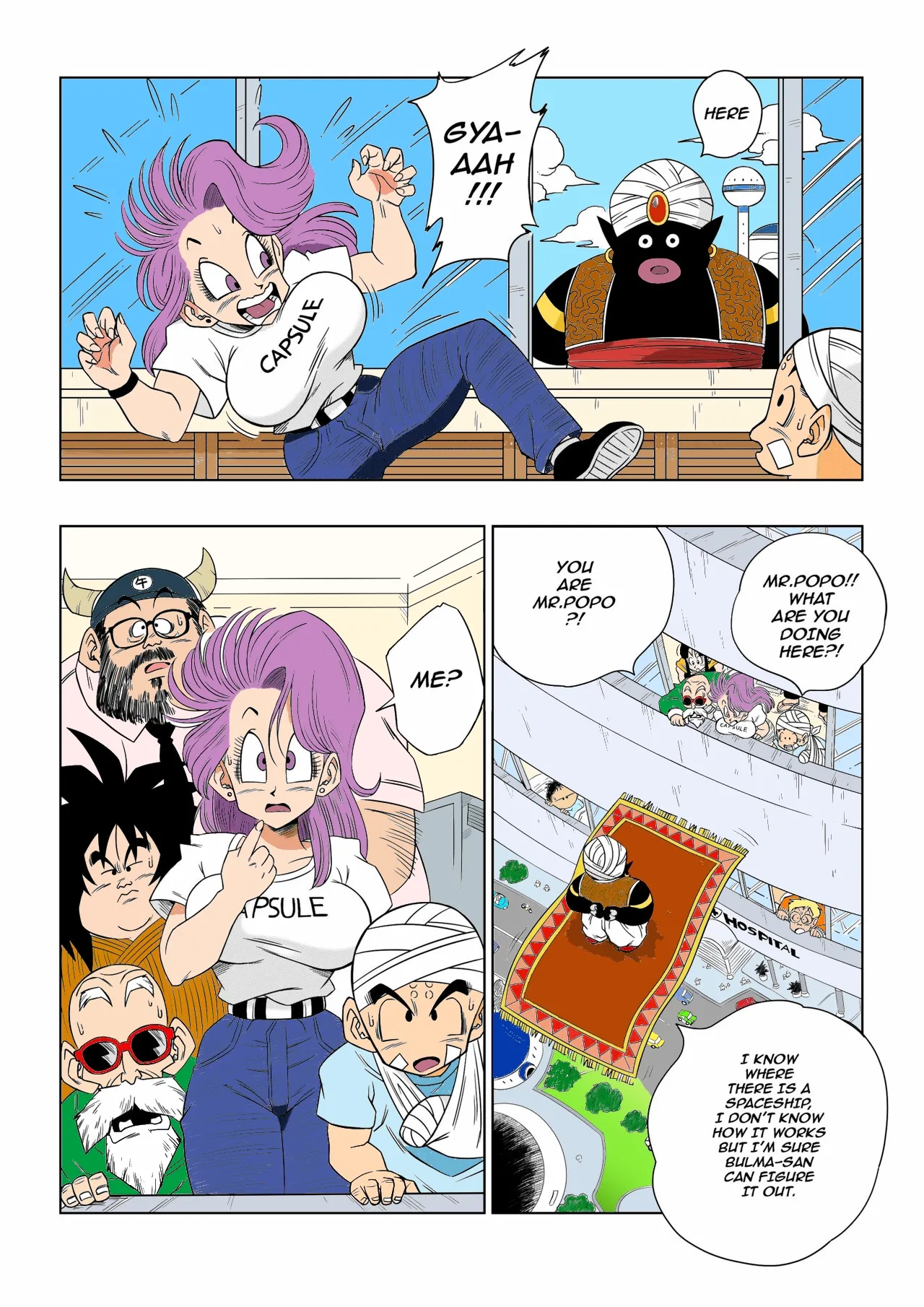 [Yamamoto(Yamamoto)]Dagon Ball Bulma meets Mr popo manga colors[colorized] [Decensored] Page 2