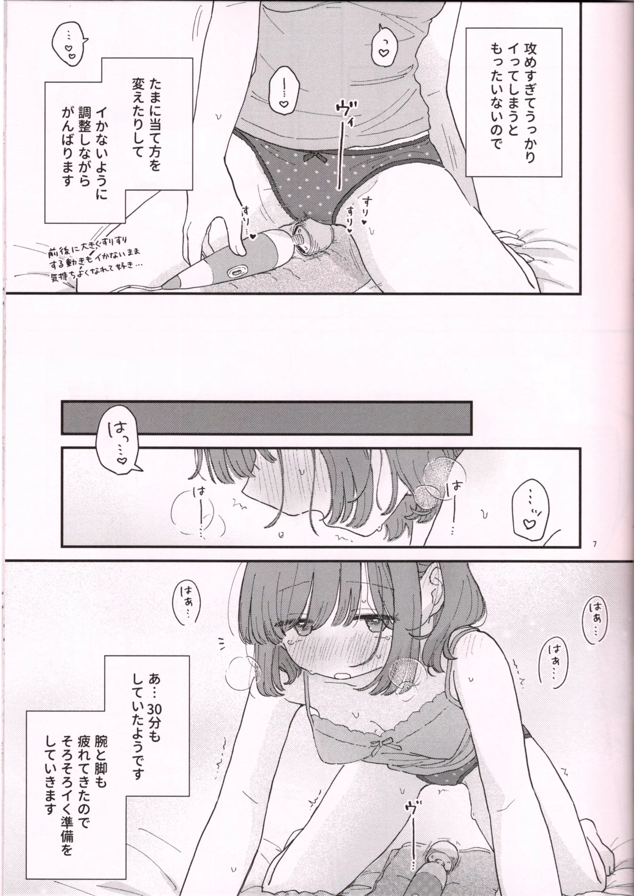 (COMITIA156)  [Honey Maple Chicken (Toriniku)]Denma de Onani suru Hi. Page 8