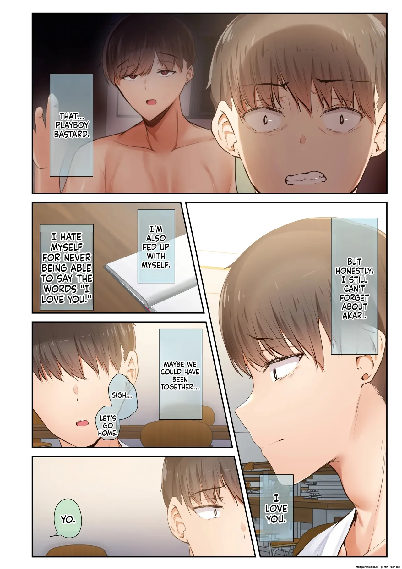 [Ubuo]Otoko Tomodachi no Youna Ore no Osananajimi ga, Yarichin ni Yotte Mesu ni Saserareru Hanashi. 1-3(MTL) Page 209