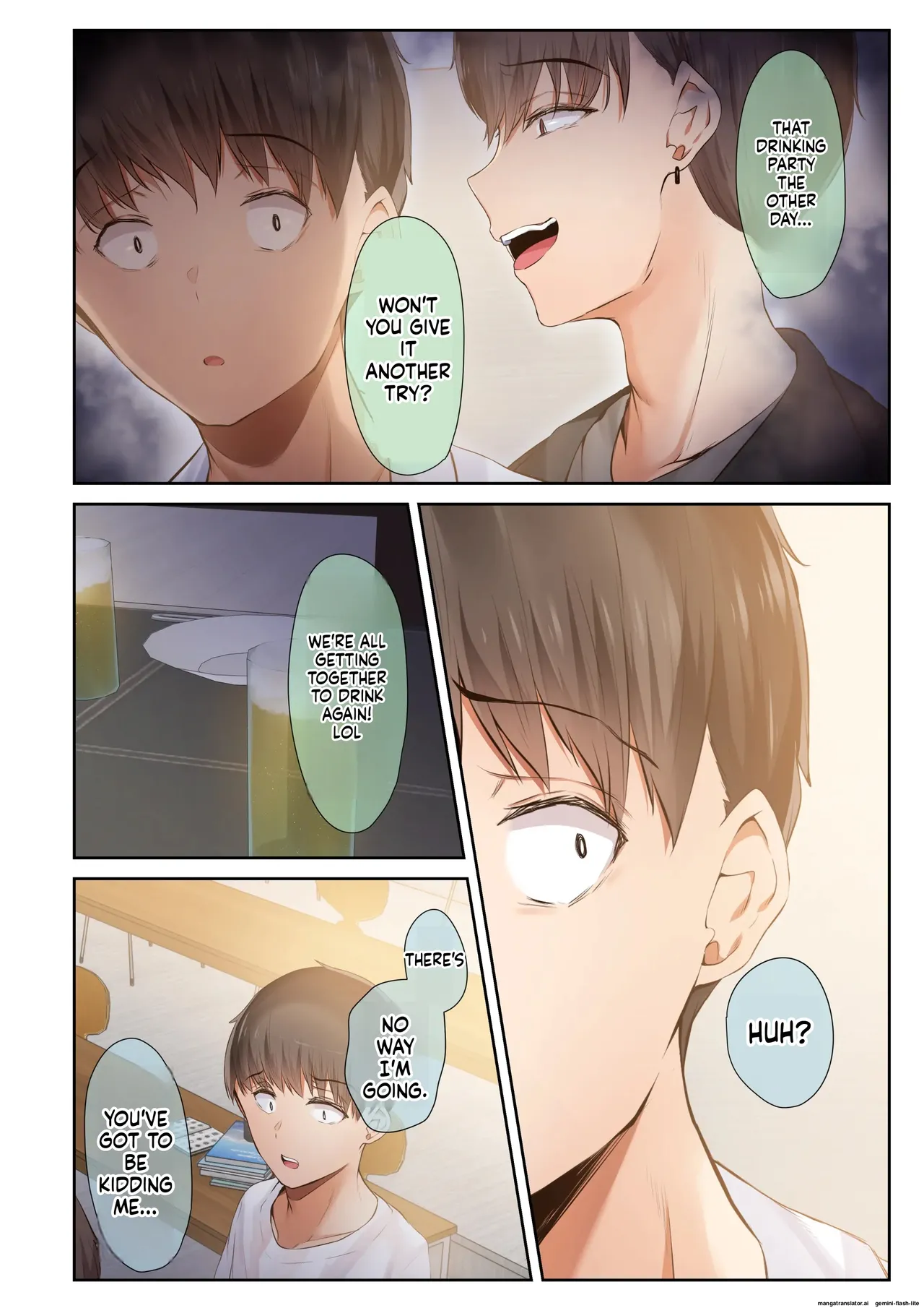 [Ubuo]Otoko Tomodachi no Youna Ore no Osananajimi ga, Yarichin ni Yotte Mesu ni Saserareru Hanashi. 1-3(MTL) Page 211