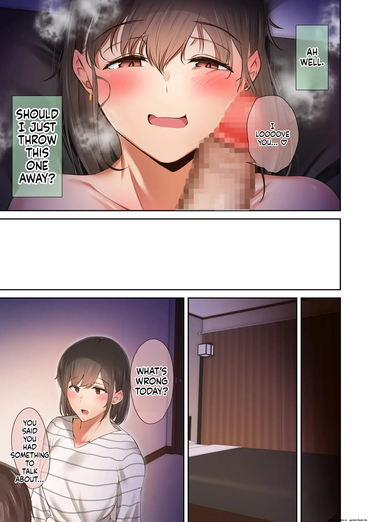 [Ubuo]Otoko Tomodachi no Youna Ore no Osananajimi ga, Yarichin ni Yotte Mesu ni Saserareru Hanashi. 1-3(MTL) Page 244