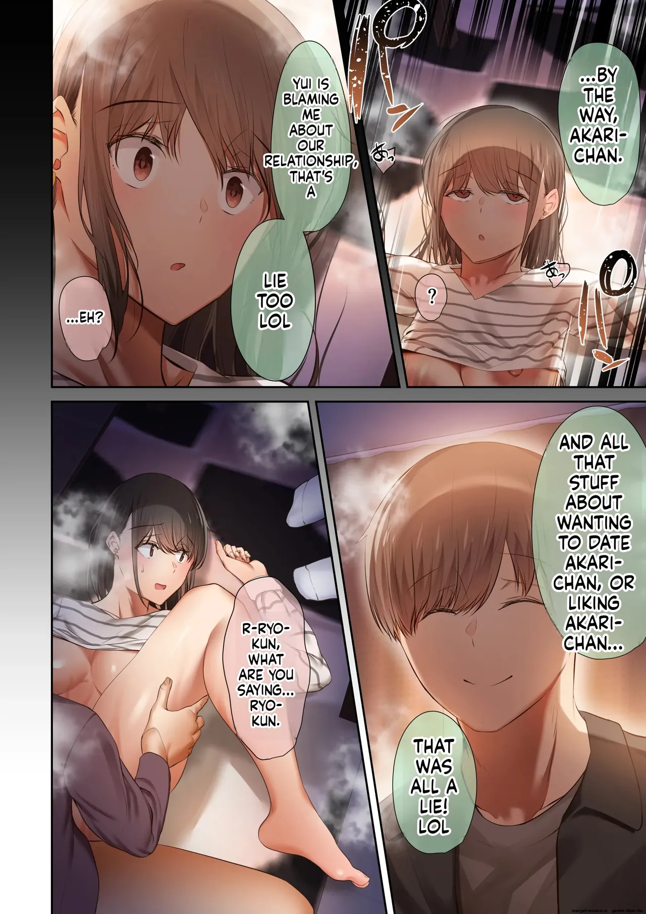 [Ubuo]Otoko Tomodachi no Youna Ore no Osananajimi ga, Yarichin ni Yotte Mesu ni Saserareru Hanashi. 1-3(MTL) Page 255