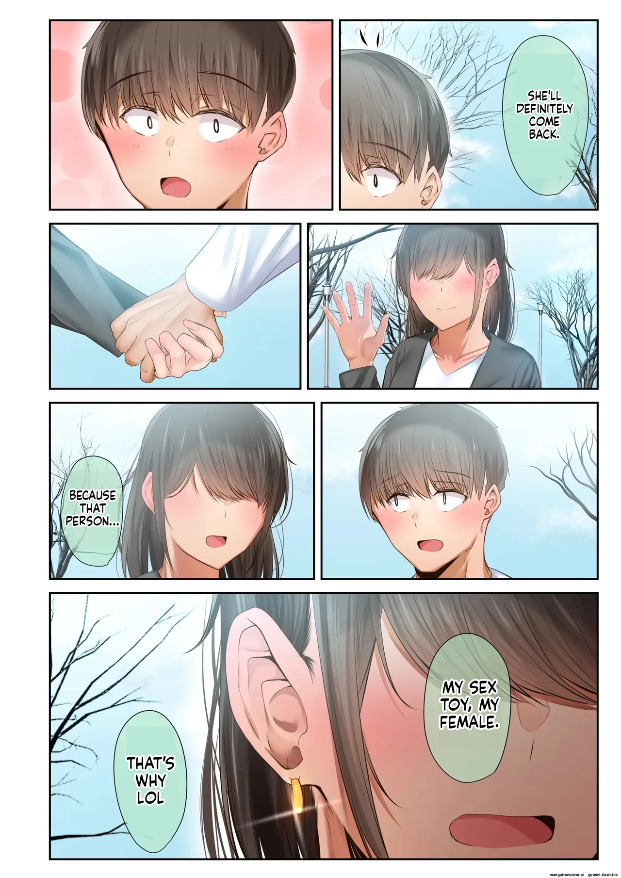 [Ubuo]Otoko Tomodachi no Youna Ore no Osananajimi ga, Yarichin ni Yotte Mesu ni Saserareru Hanashi. 1-3(MTL) Page 305