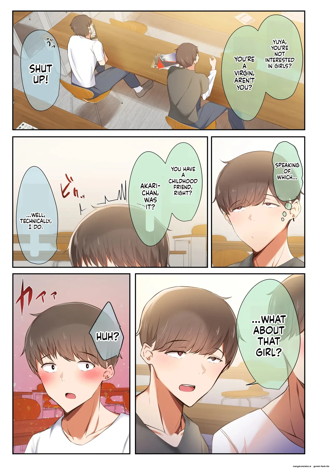 [Ubuo]Otoko Tomodachi no Youna Ore no Osananajimi ga, Yarichin ni Yotte Mesu ni Saserareru Hanashi. 1-3(MTL) Page 8