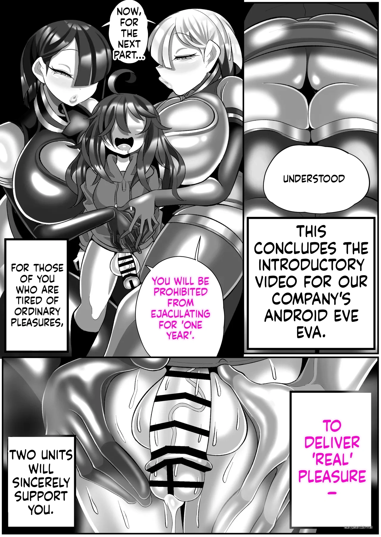 [Madofu Mura (Madofu)]Kikaiteki Futanari Shasei Kanri[English] Page 54