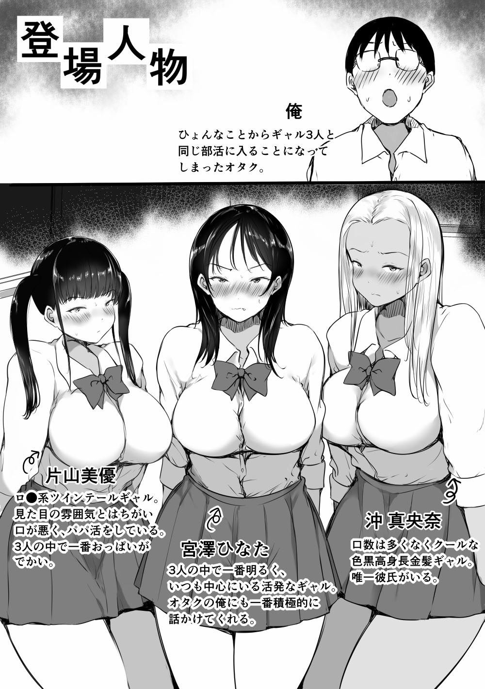 [Kodomo to Kodomo (Itachimaki)]Bocchi no Ore ga Kyonyuu Gal 3-nin ni Yuuwaku sareteru Ken ~Ecchi Gasshuku Hen~ Page 3