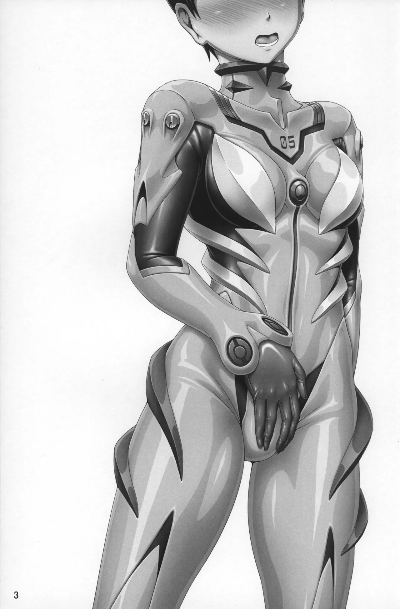 [Isurusdo (Aozame Takao)]Plugsuit Josou ja Nai to...! PINK(Neon Genesis Evangelion) [Chinese][IC个人汉化] Page 2