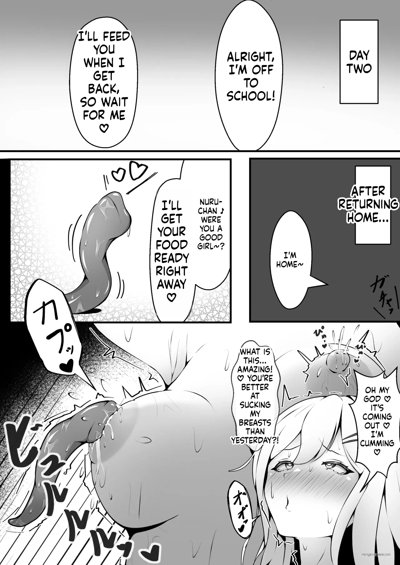 [Genkai Shoujo (Iruiru)]Oppai Milk de Shokushu wo Sodatetemita Kekka… [Digital] - English Machine Translated Page 12