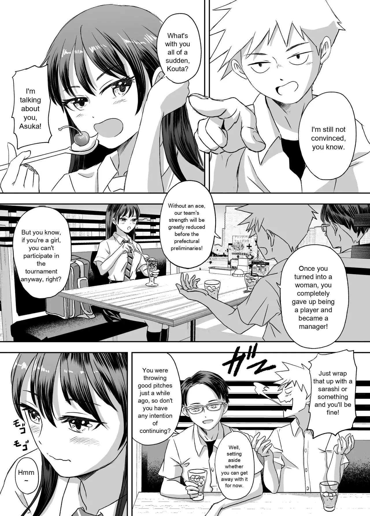 [Meganeko]The Story of How I Became a High School Girl Before the School Trip Page 54