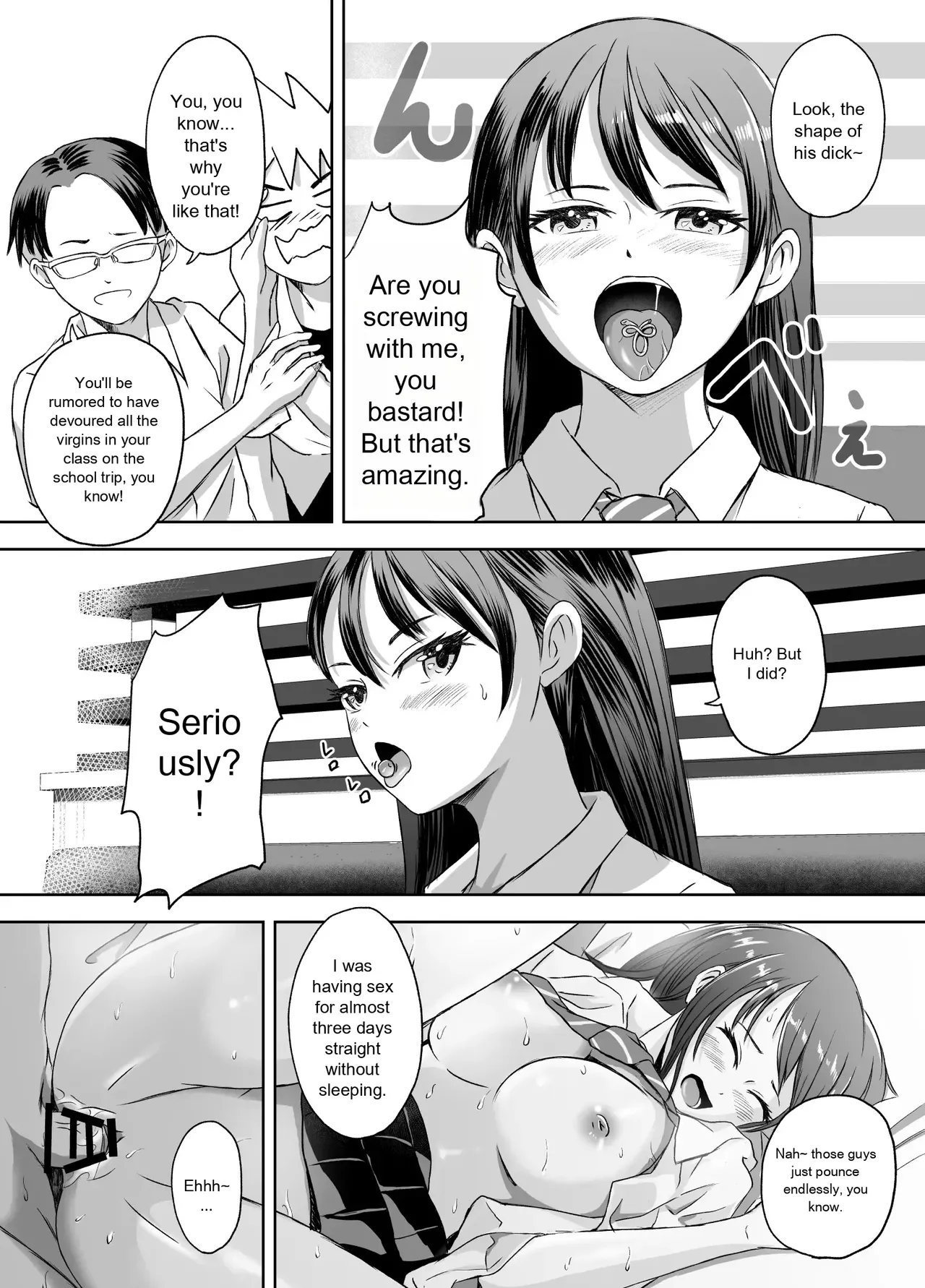 [Meganeko]The Story of How I Became a High School Girl Before the School Trip Page 55